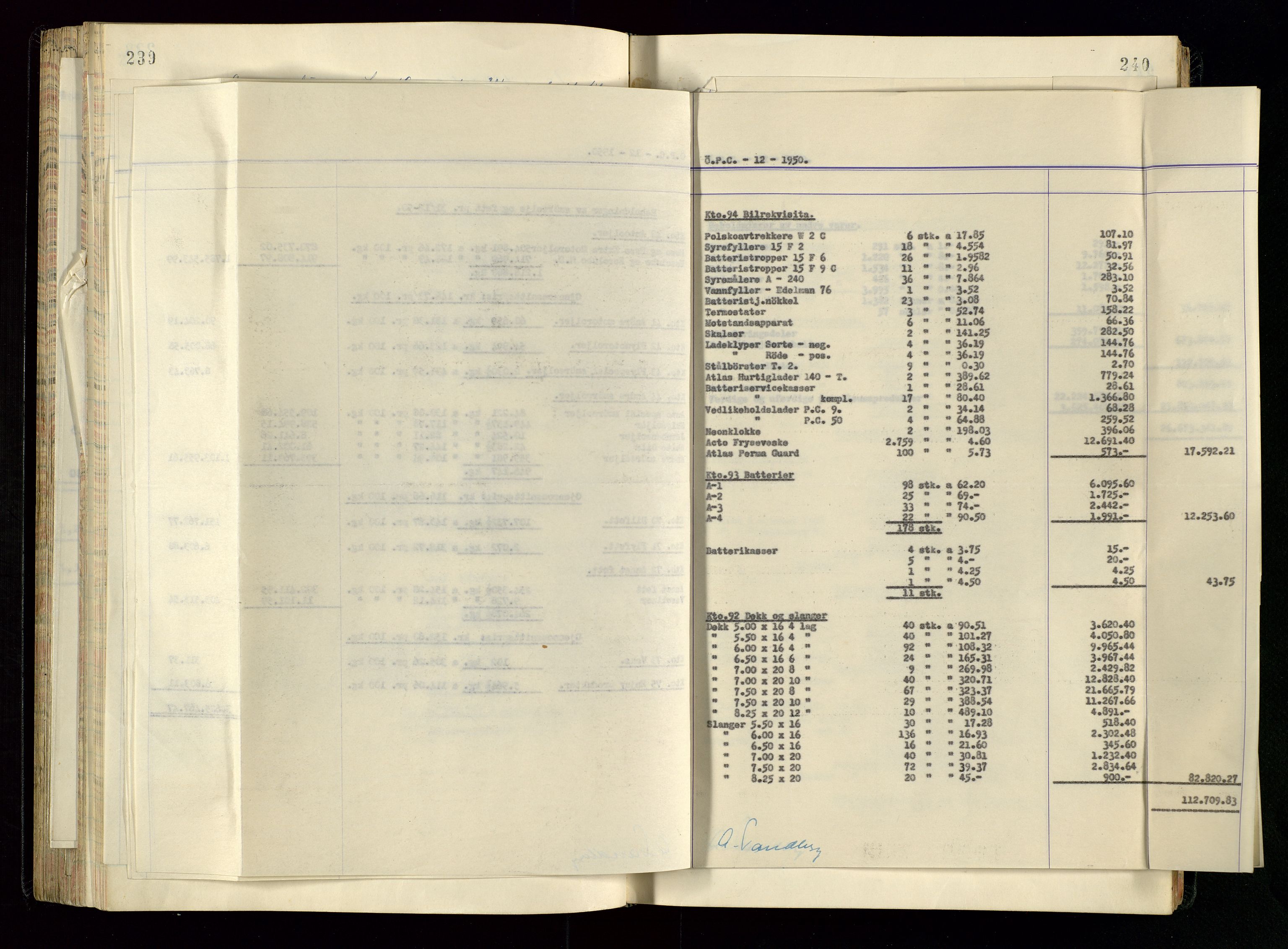 PA 1534 - Østlandske Petroleumscompagni A/S, AV/SAST-A-101954/A/Aa/L0005/0001: Direksjonsprotokoller / Den Administrerende Direksjon alle selskaper (referatprotokoll), 1943-1958