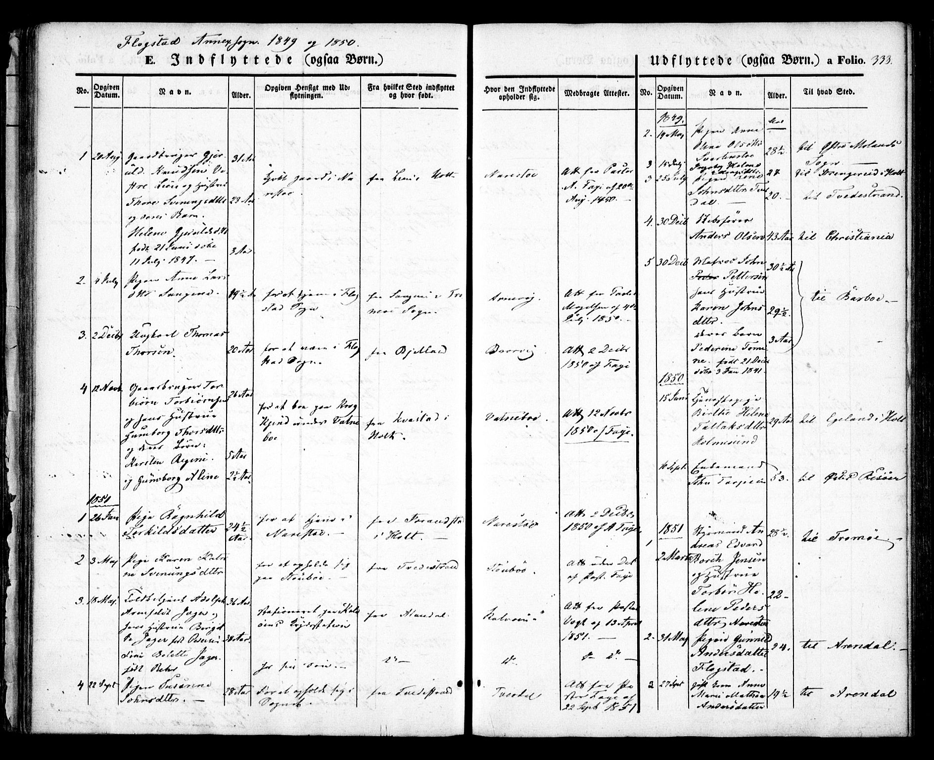 Dypvåg sokneprestkontor, AV/SAK-1111-0007/F/Fa/Faa/L0005: Parish register (official) no. A 5, 1841-1854, p. 338