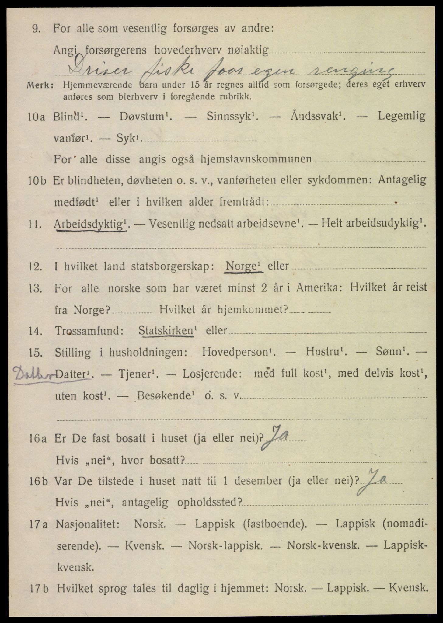 SAT, 1920 census for Herøy, 1920, p. 5613