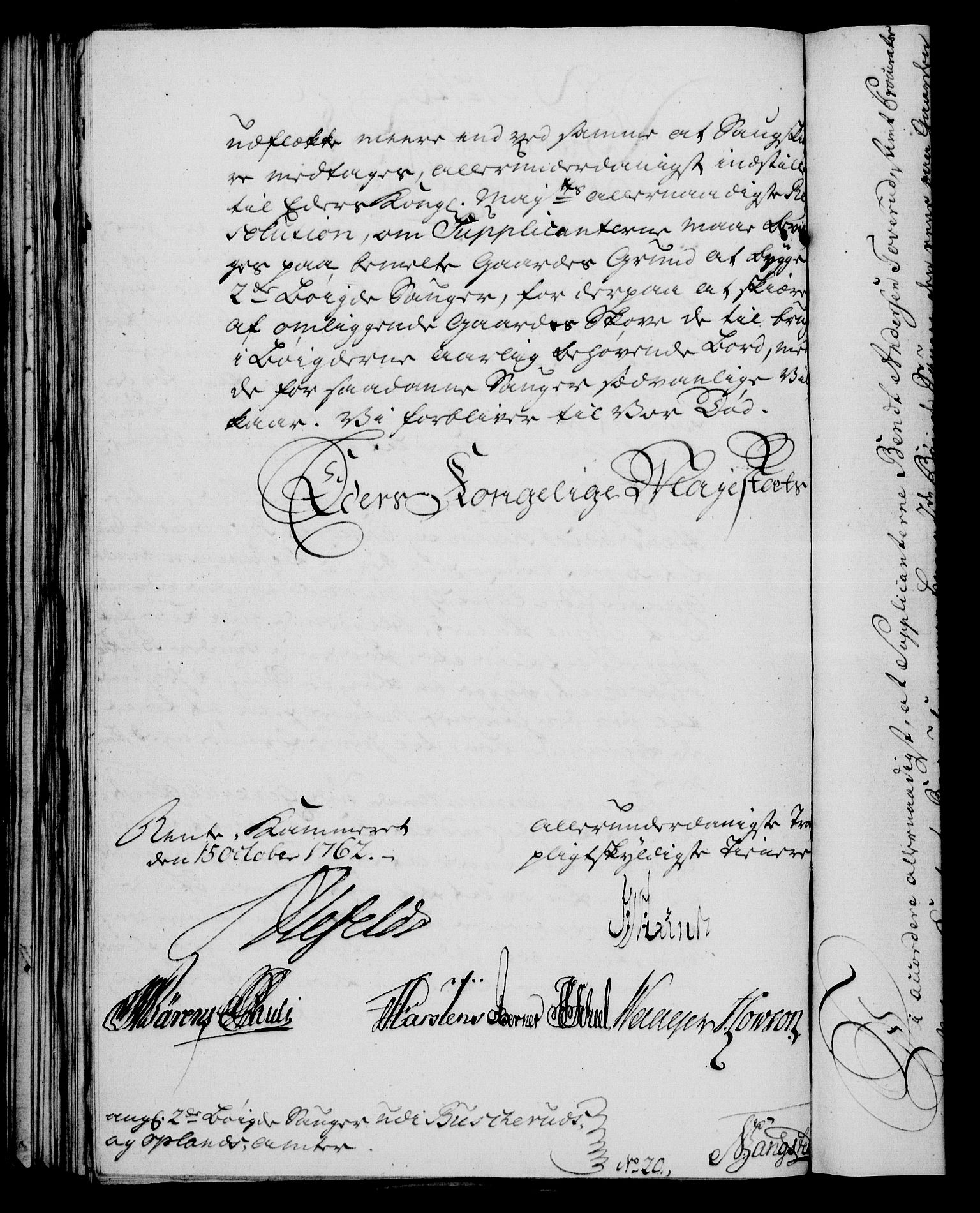 Rentekammeret, Kammerkanselliet, AV/RA-EA-3111/G/Gf/Gfa/L0044: Norsk relasjons- og resolusjonsprotokoll (merket RK 52.44), 1762, p. 472