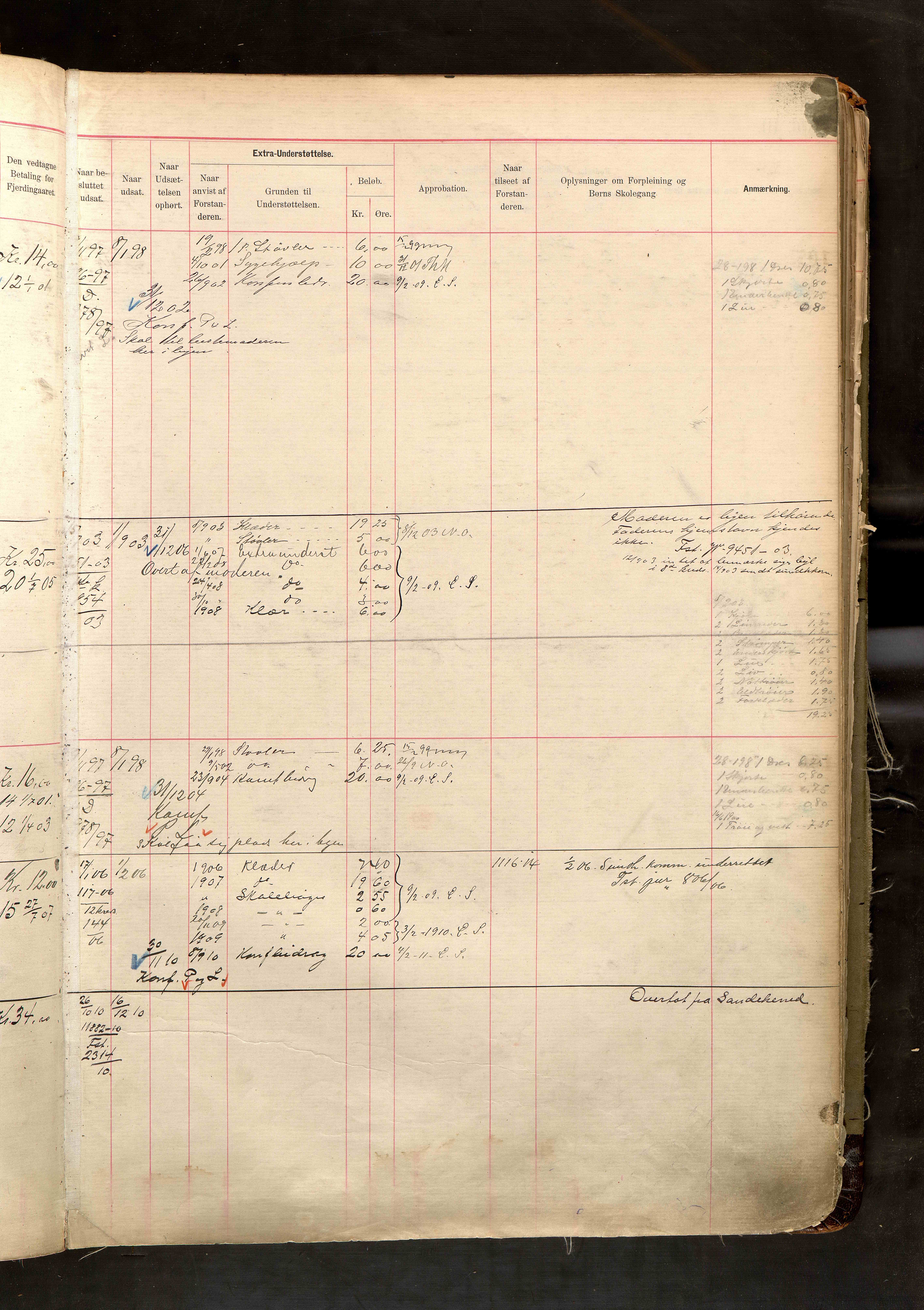 Fattigvesenet, OBA/A-20045/H/Hd/L0005: Manntallsprotokoll. Mnr. 1-500, 1897-1910, p. 118