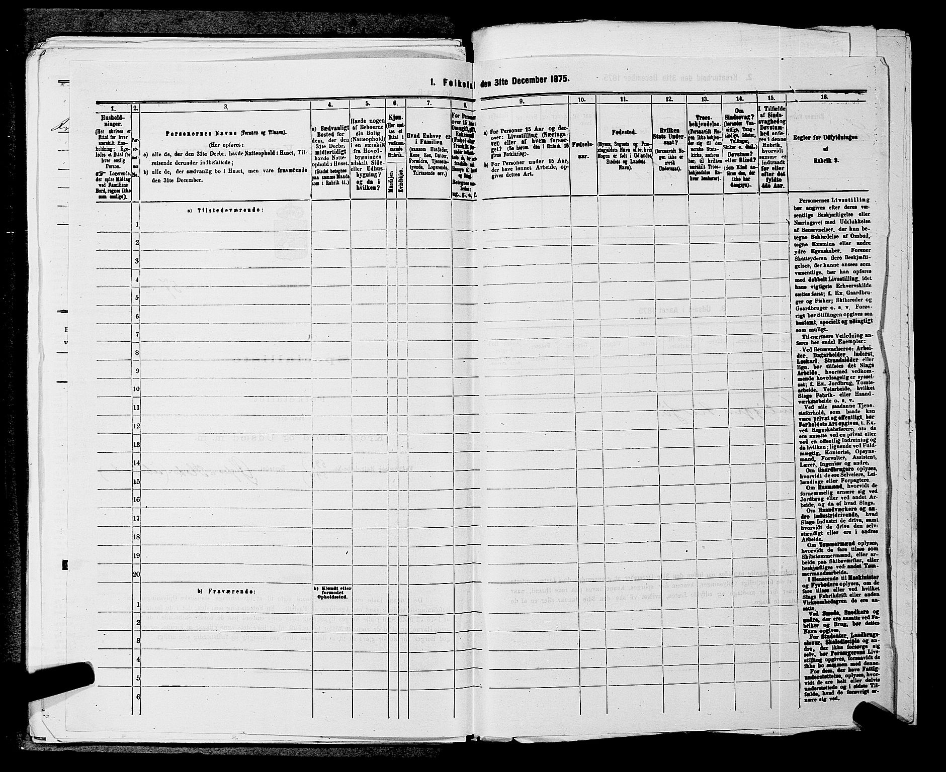 SAKO, 1875 census for 0812P Gjerpen, 1875, p. 587