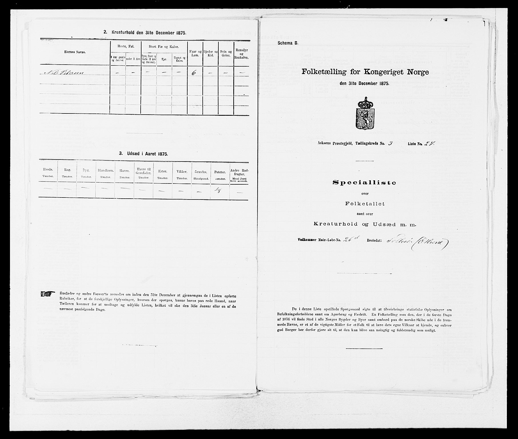 SAB, 1875 census for 1247P Askøy, 1875, p. 327