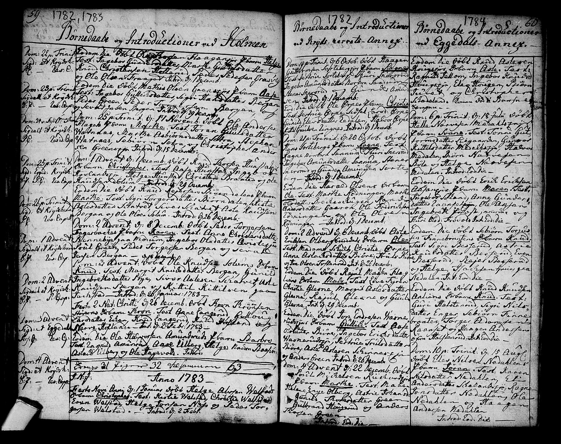 Sigdal kirkebøker, AV/SAKO-A-245/F/Fa/L0002: Parish register (official) no. I 2, 1778-1792, p. 59-60