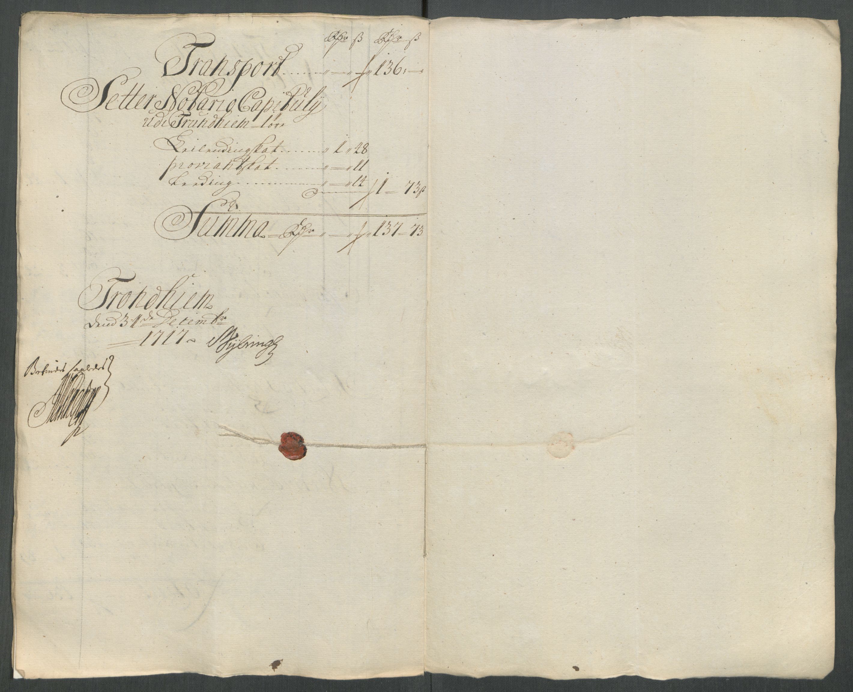 Rentekammeret inntil 1814, Reviderte regnskaper, Fogderegnskap, AV/RA-EA-4092/R61/L4116: Fogderegnskap Strinda og Selbu, 1717-1718, p. 231