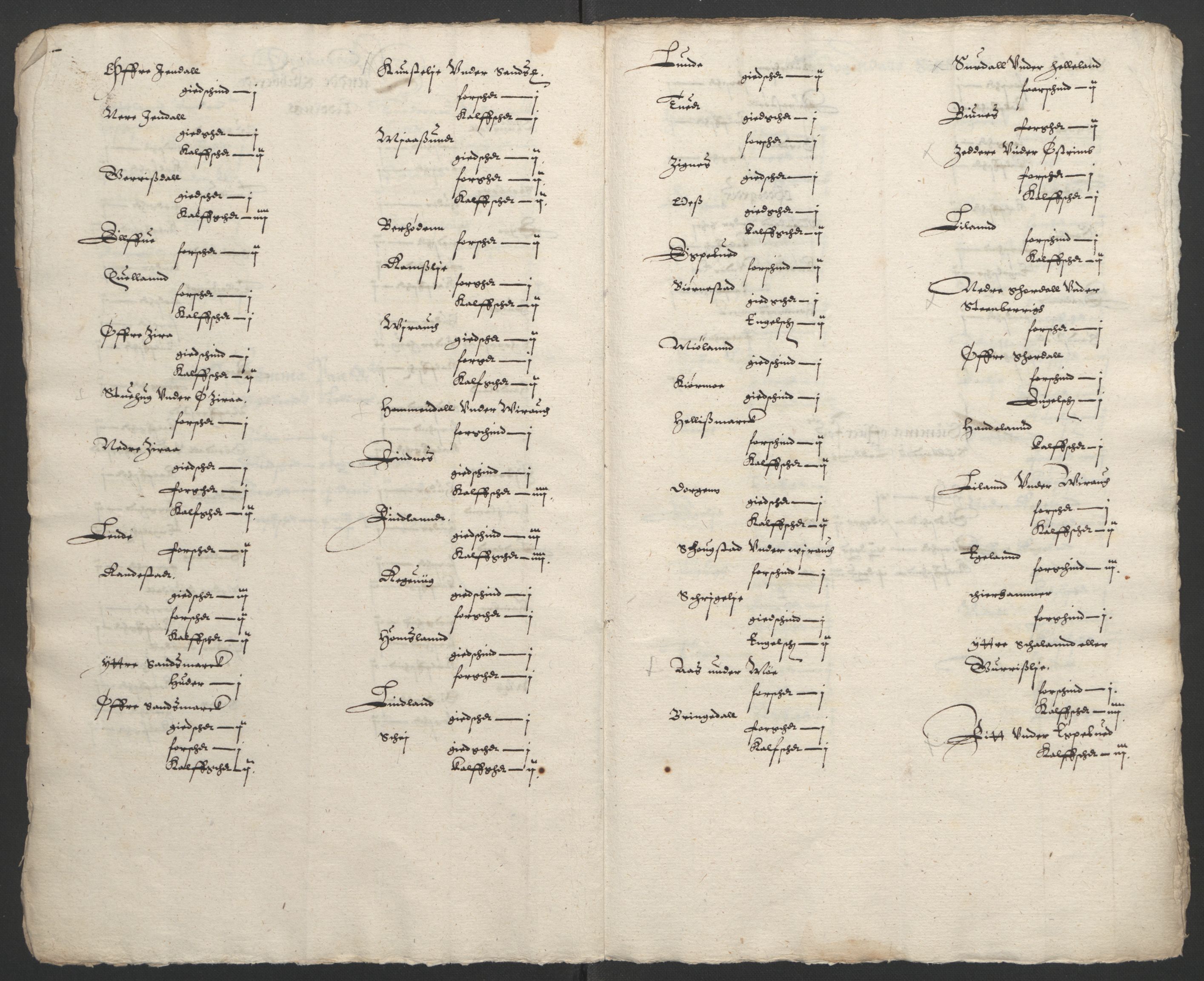 Stattholderembetet 1572-1771, AV/RA-EA-2870/Ek/L0002/0003: Jordebøker til utlikning av garnisonsskatt 1624-1626: / Jordebøker for Stavanger len, 1624-1626, p. 70