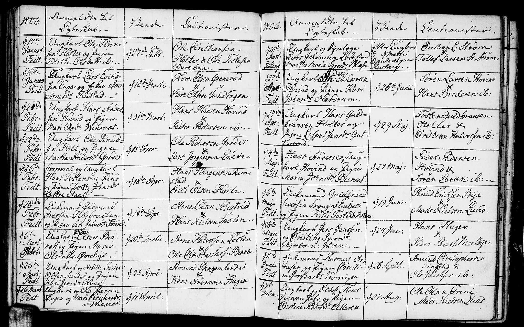 Fet prestekontor Kirkebøker, AV/SAO-A-10370a/F/Fa/L0007: Parish register (official) no. I 7, 1797-1814