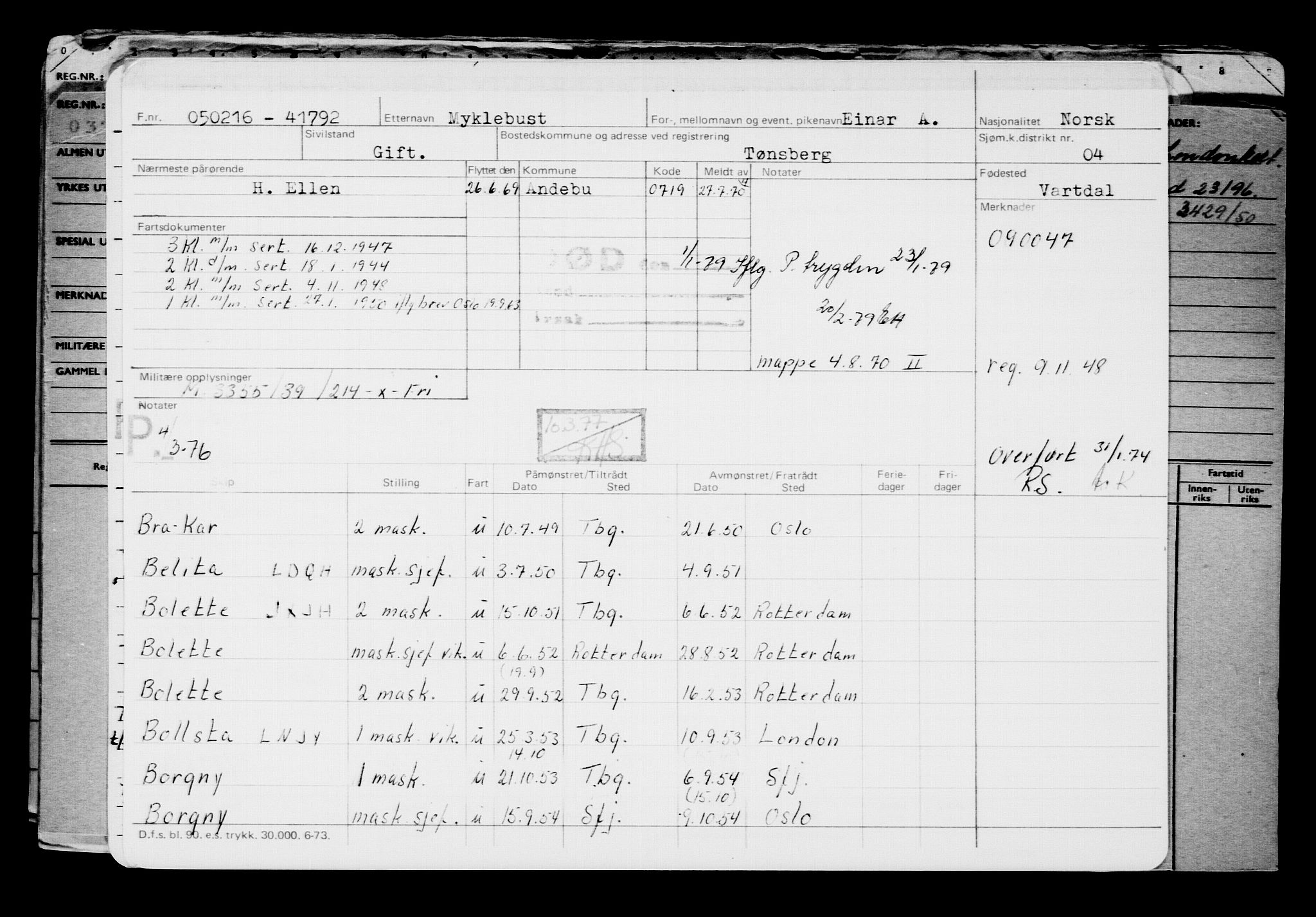 Direktoratet for sjømenn, AV/RA-S-3545/G/Gb/L0136: Hovedkort, 1916, p. 457