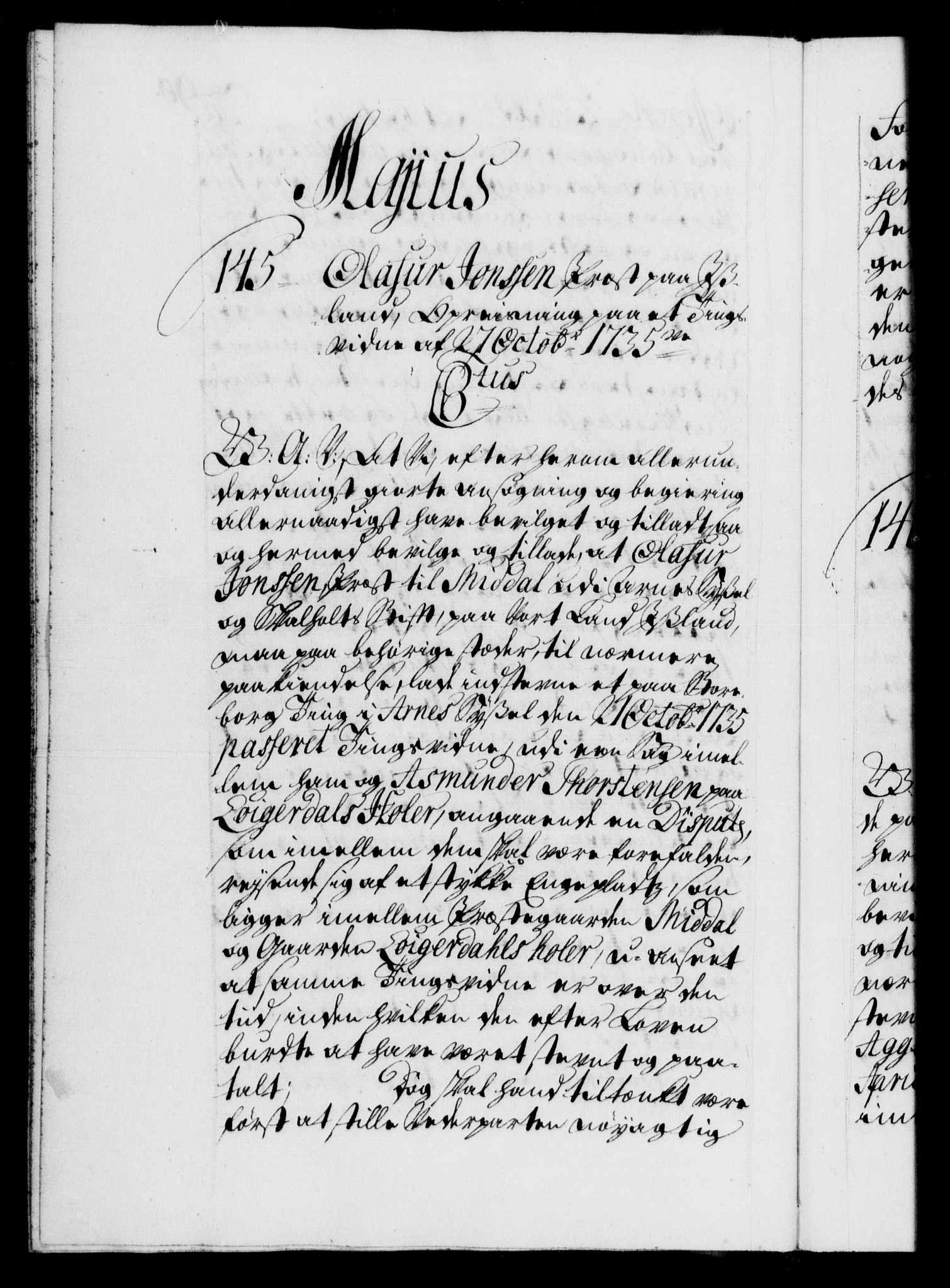 Danske Kanselli 1572-1799, AV/RA-EA-3023/F/Fc/Fca/Fcaa/L0030: Norske registre, 1737-1738, p. 90b