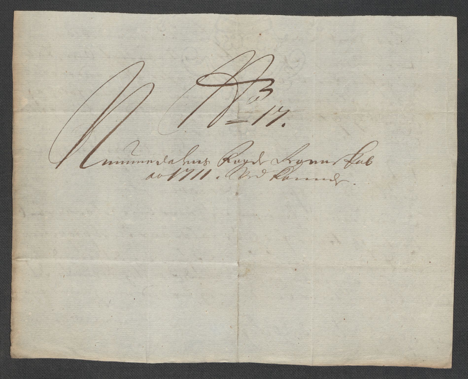 Rentekammeret inntil 1814, Reviderte regnskaper, Fogderegnskap, RA/EA-4092/R64/L4432: Fogderegnskap Namdal, 1711, p. 364