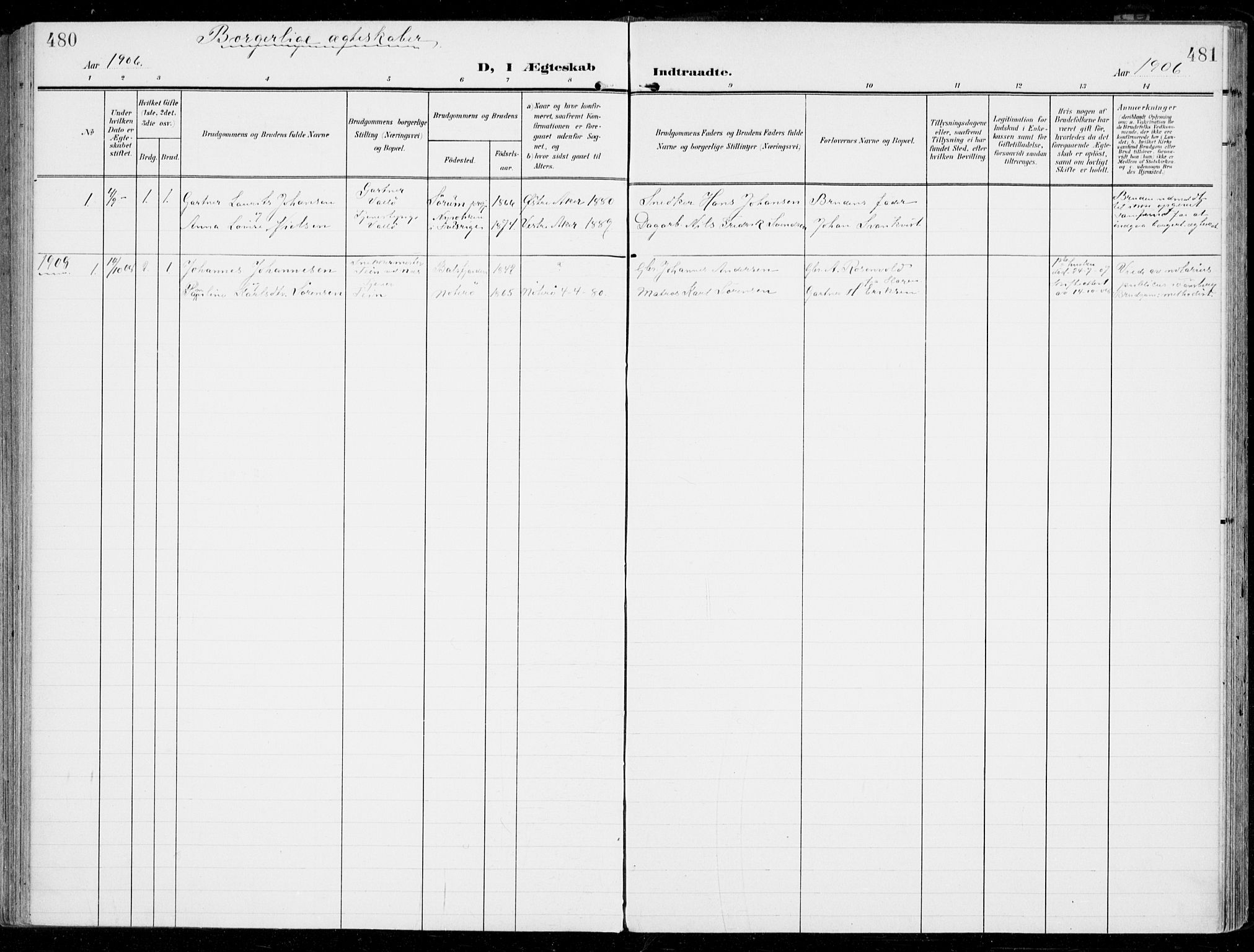 Sem kirkebøker, SAKO/A-5/F/Fb/L0006: Parish register (official) no. II 6, 1905-1918, p. 480-481