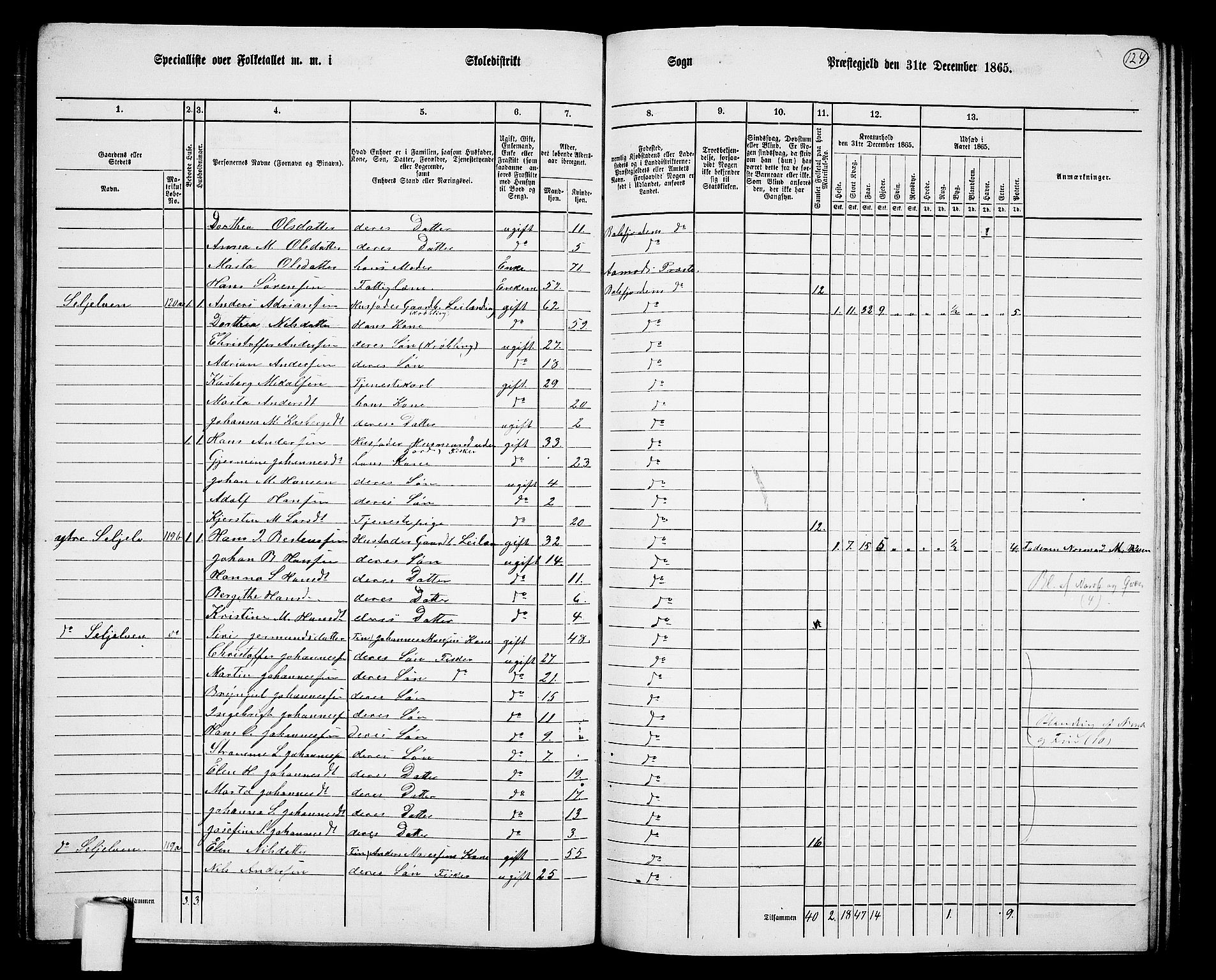 RA, 1865 census for Balsfjord, 1865, p. 63