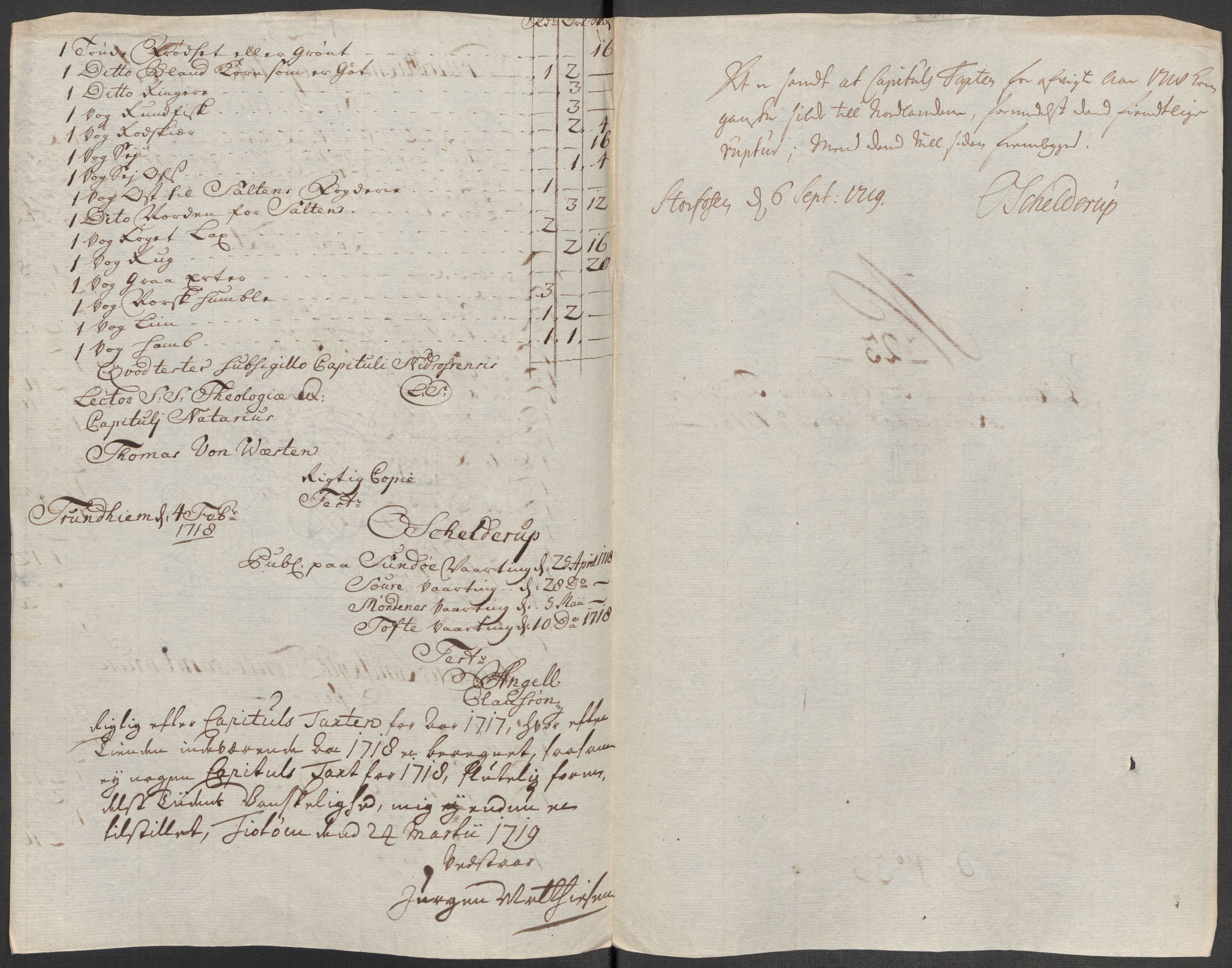 Rentekammeret inntil 1814, Reviderte regnskaper, Fogderegnskap, AV/RA-EA-4092/R65/L4516: Fogderegnskap Helgeland, 1718, p. 206