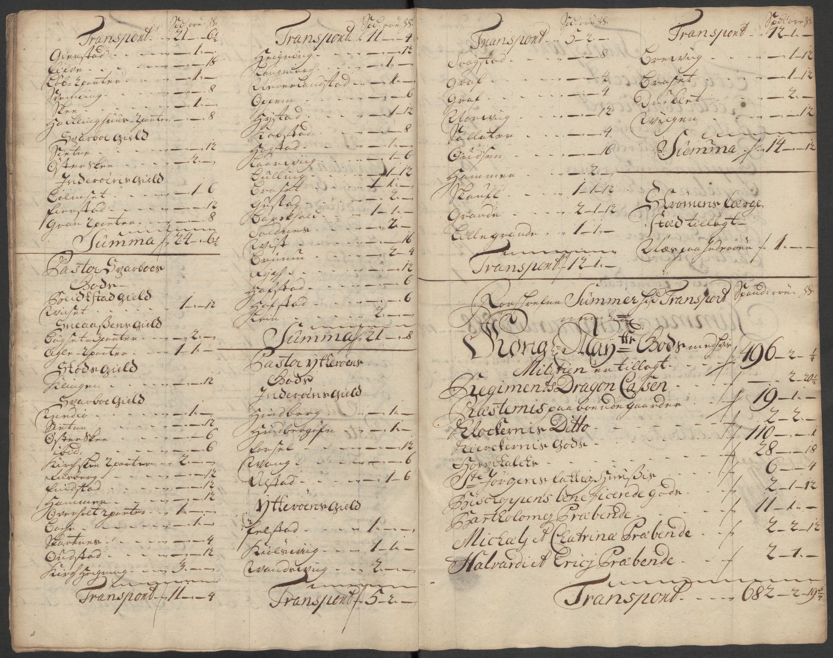 Rentekammeret inntil 1814, Reviderte regnskaper, Fogderegnskap, AV/RA-EA-4092/R63/L4323: Fogderegnskap Inderøy, 1715, p. 138