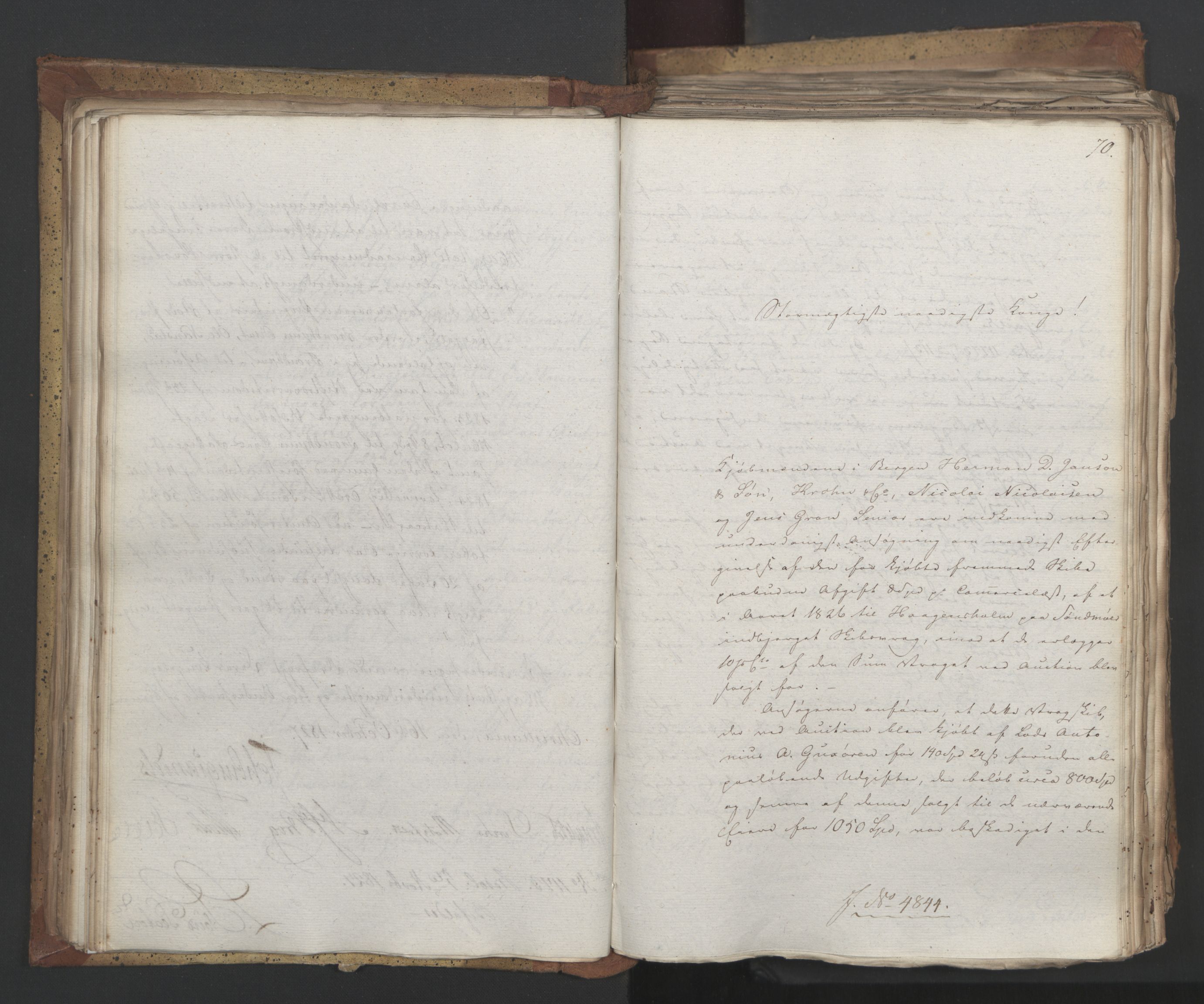Statsrådsavdelingen i Stockholm, AV/RA-S-1003/D/Da/L0053: Regjeringsinnstillinger nr. 4800-5017, 1827, p. 132