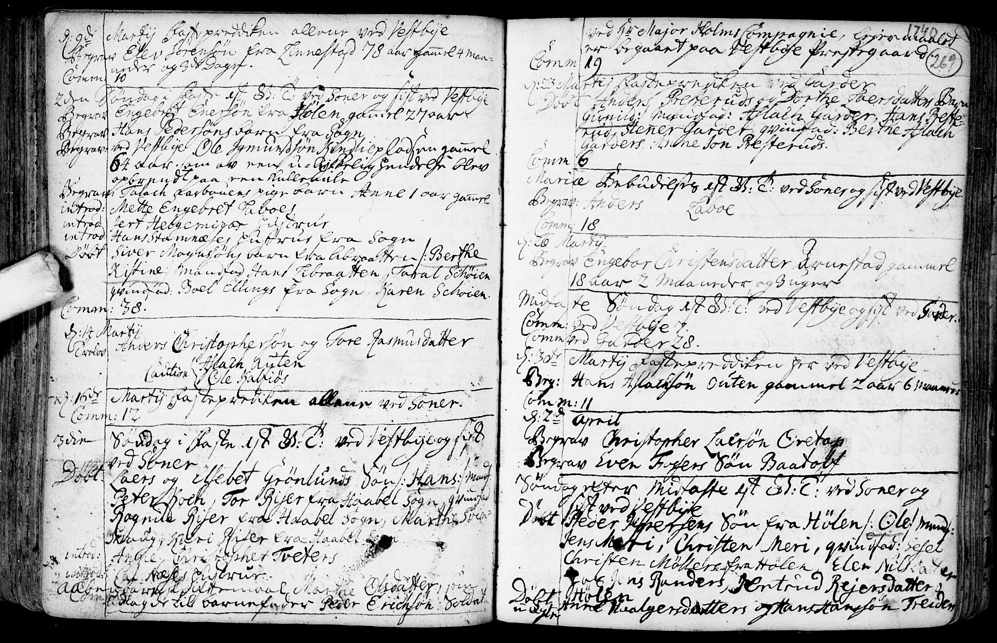 Vestby prestekontor Kirkebøker, AV/SAO-A-10893/F/Fa/L0001.b: Parish register (official) no. I 1B, 1714-1759, p. 269