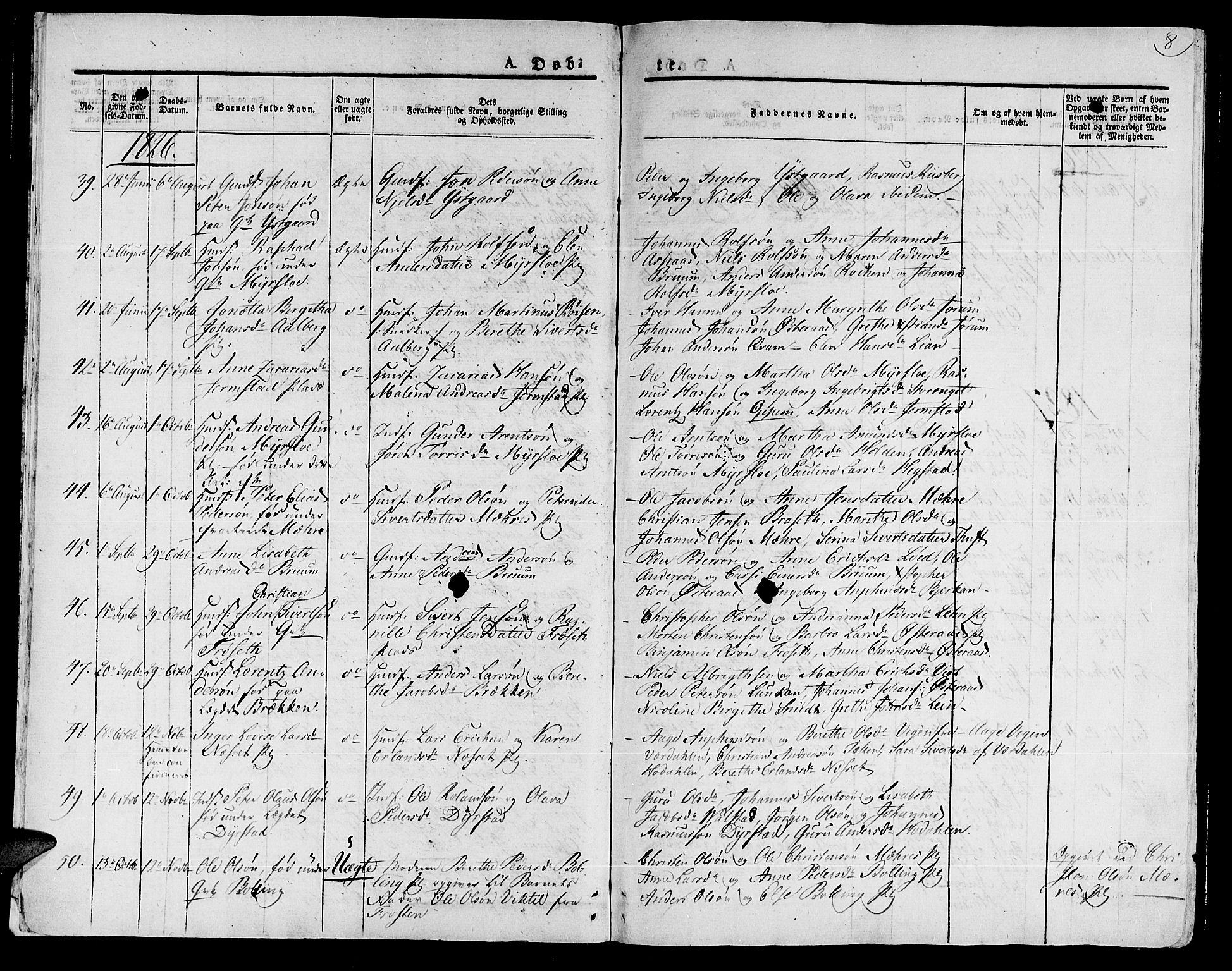 Ministerialprotokoller, klokkerbøker og fødselsregistre - Nord-Trøndelag, SAT/A-1458/735/L0336: Parish register (official) no. 735A05 /1, 1825-1835, p. 8