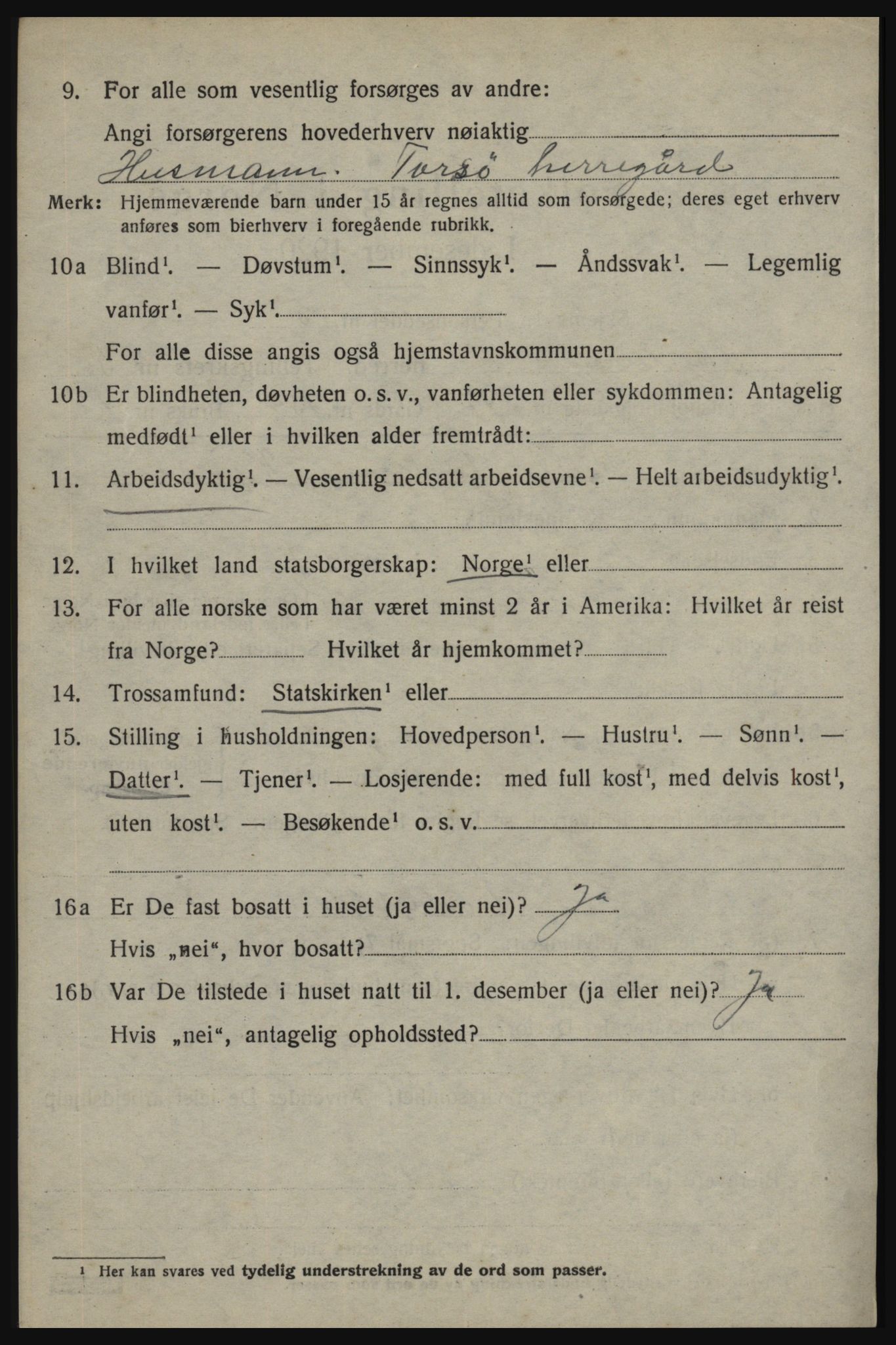 SAO, 1920 census for Skjeberg, 1920, p. 6598