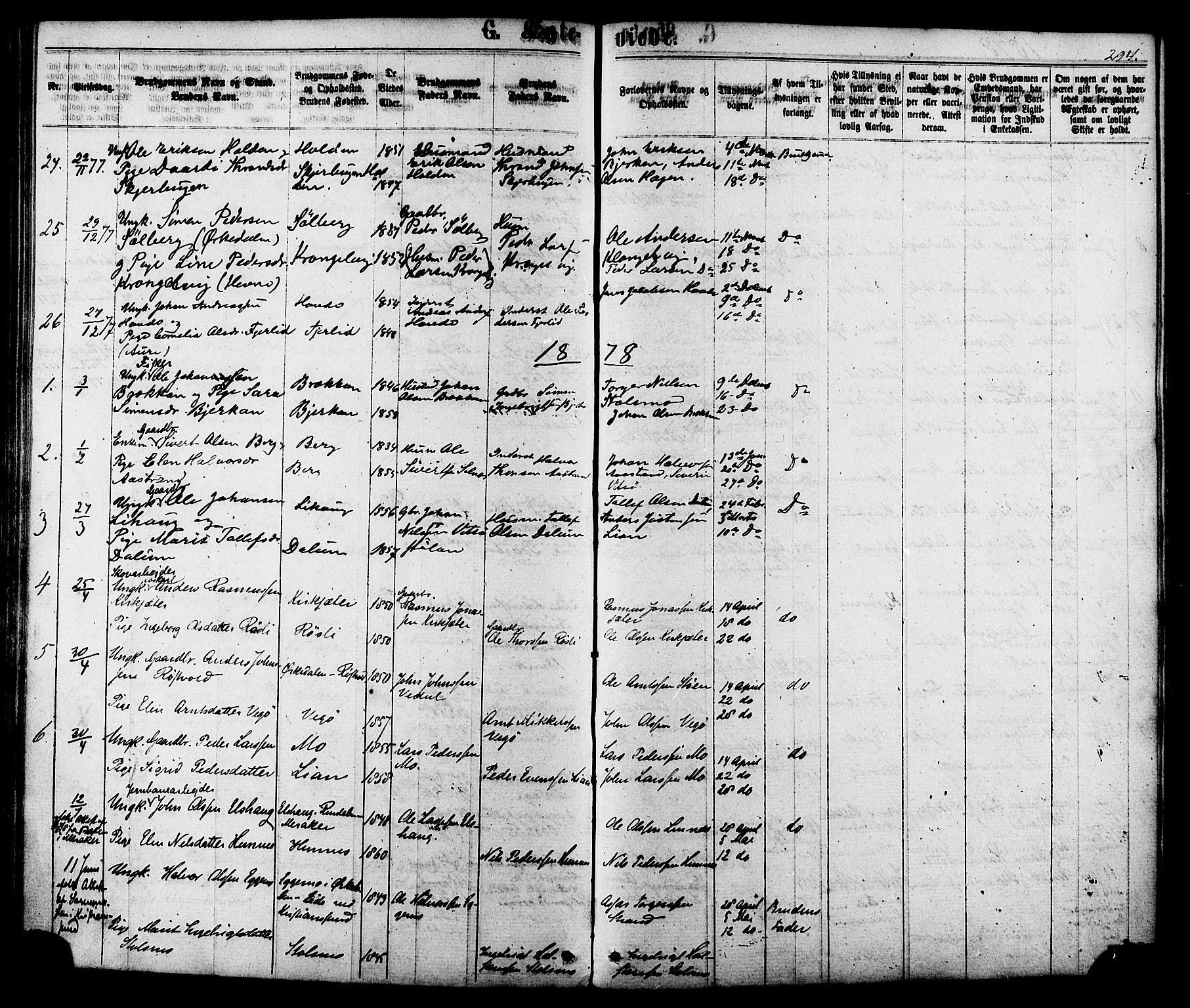 Ministerialprotokoller, klokkerbøker og fødselsregistre - Sør-Trøndelag, SAT/A-1456/630/L0495: Parish register (official) no. 630A08, 1868-1878, p. 294