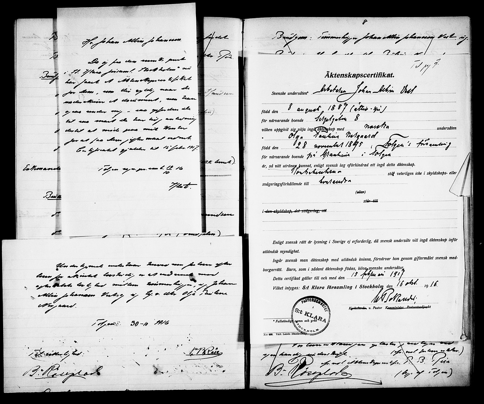 Tolga prestekontor, AV/SAH-PREST-062/N/L0004: Banns register no. 31, 1916-1920, p. 7-8