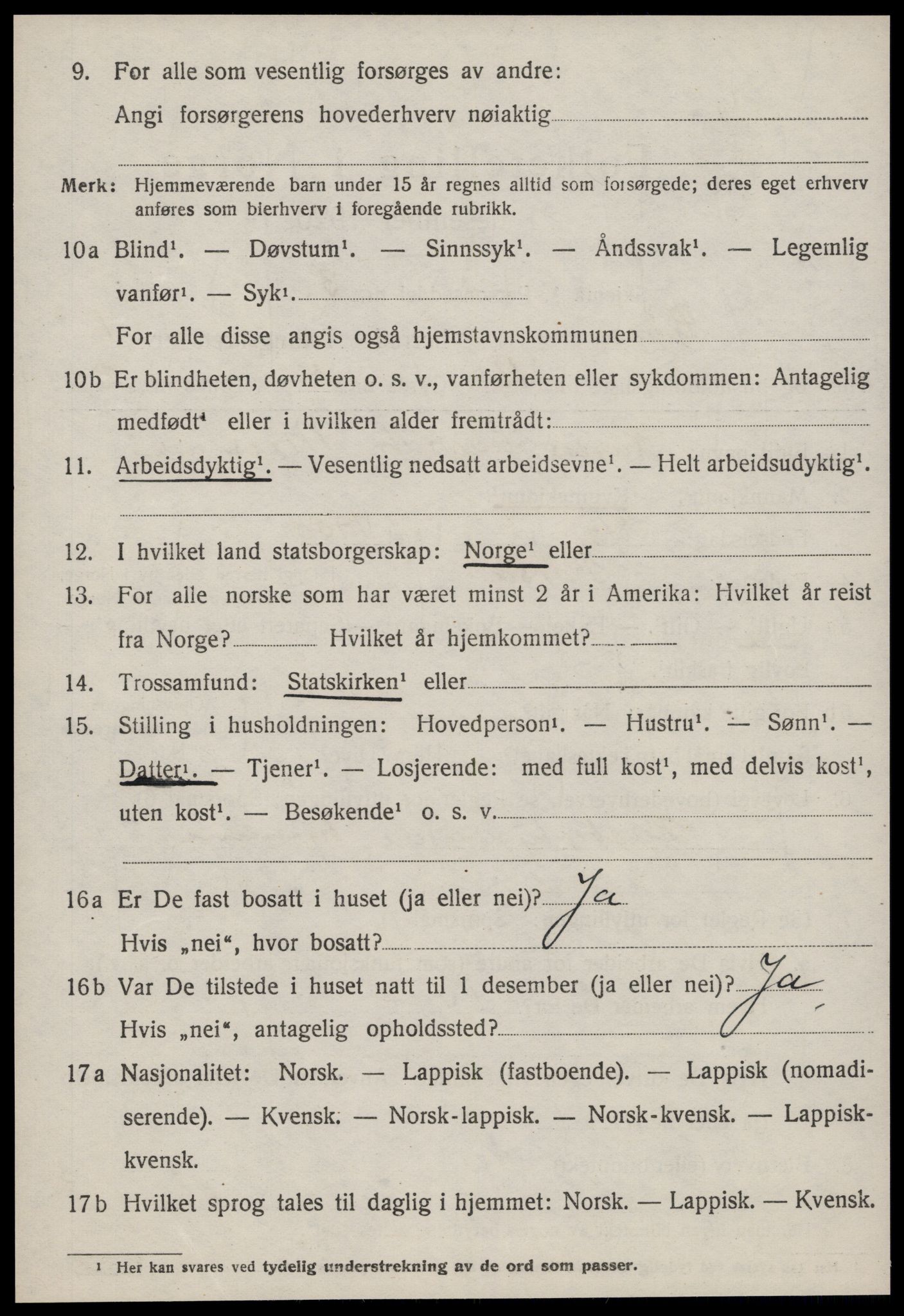 SAT, 1920 census for Børsa, 1920, p. 722