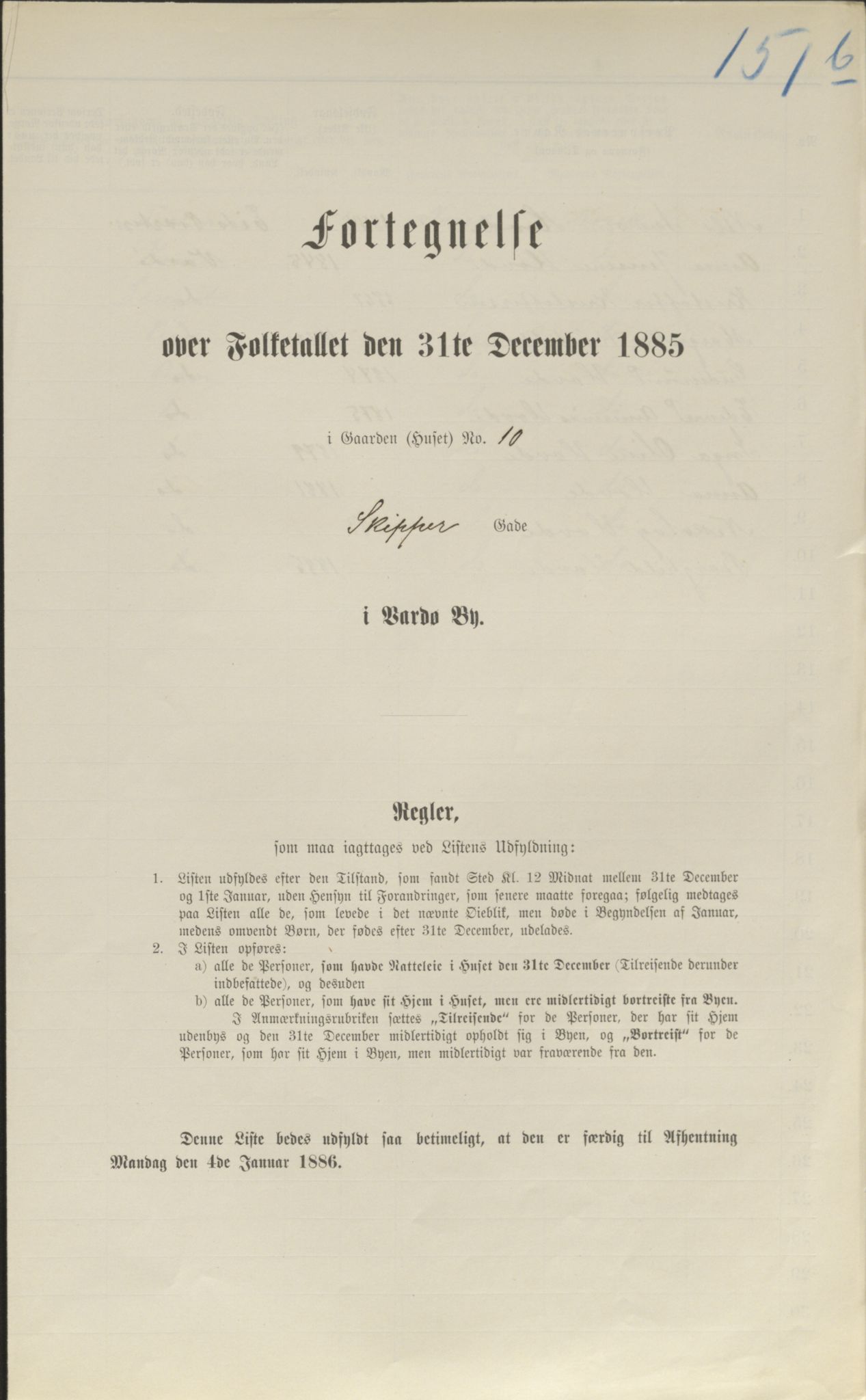 SATØ, 1885 census for 2002 Vardø, 1885, p. 151ba