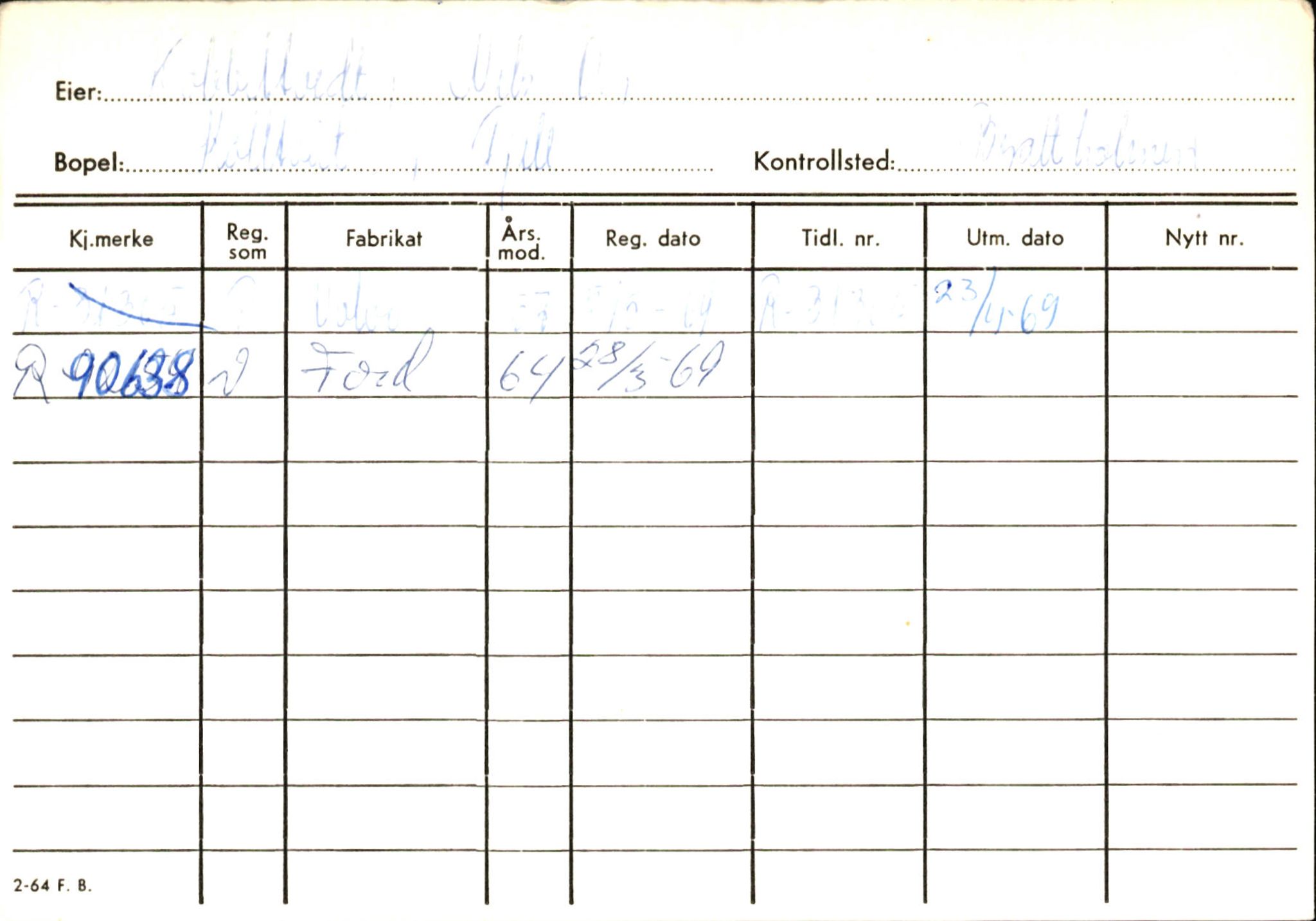 Statens vegvesen, Hordaland vegkontor, AV/SAB-A-5201/2/Ha/L0030: R-eierkort K, 1920-1971, p. 36