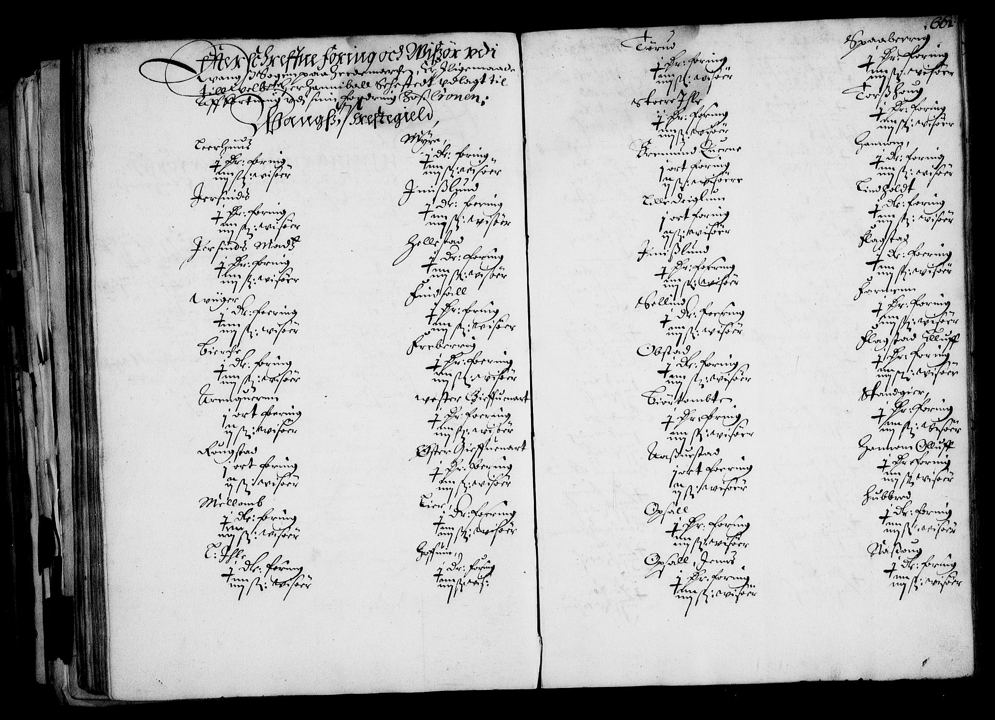 Rentekammeret inntil 1814, Realistisk ordnet avdeling, RA/EA-4070/N/Na/L0001: [XI f]: Akershus stifts jordebok, 1652, p. 660b-661a