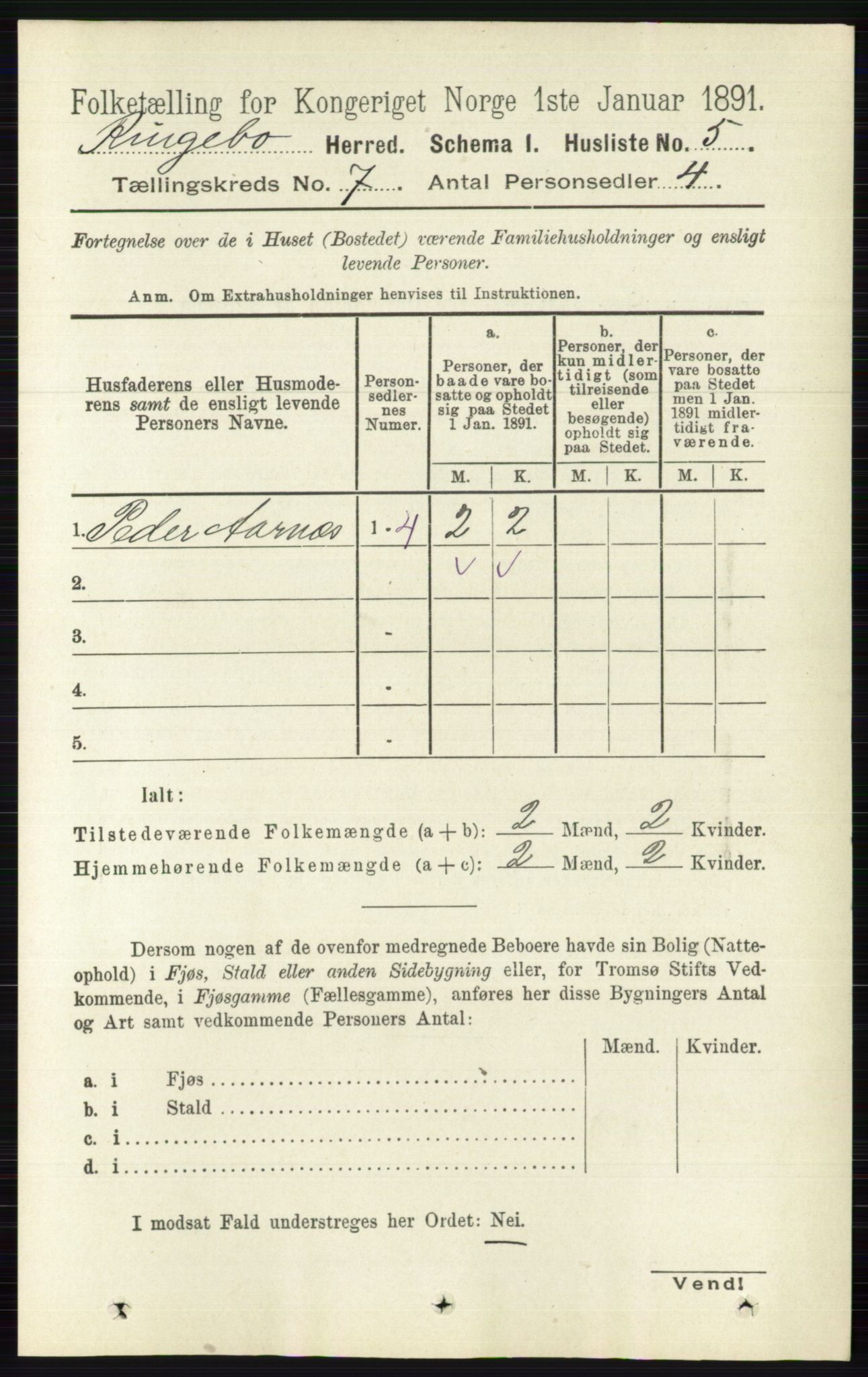 RA, 1891 census for 0520 Ringebu, 1891, p. 2928