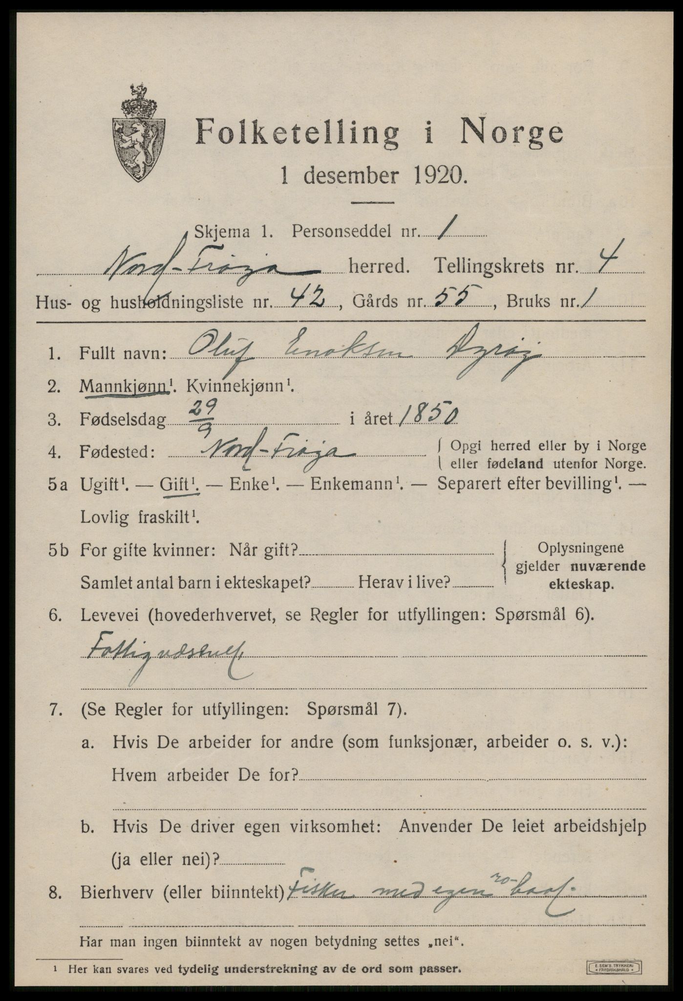 SAT, 1920 census for Nord-Frøya, 1920, p. 8635