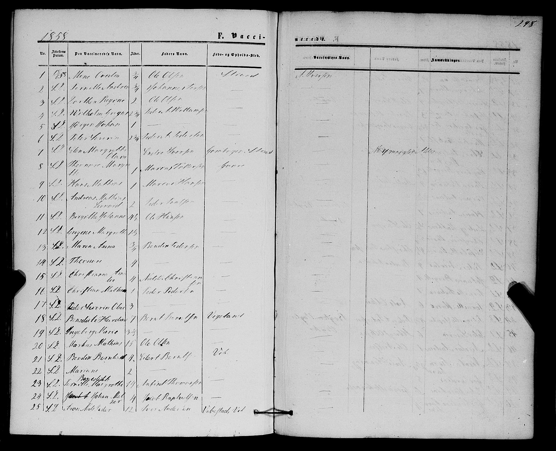 Kvæfjord sokneprestkontor, SATØ/S-1323/G/Ga/Gaa/L0004kirke: Parish register (official) no. 4, 1857-1877, p. 298