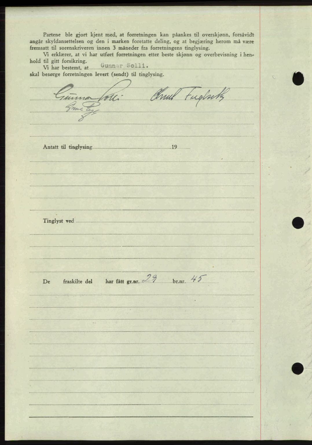 Romsdal sorenskriveri, AV/SAT-A-4149/1/2/2C: Mortgage book no. A20, 1946-1946, Diary no: : 1543/1946