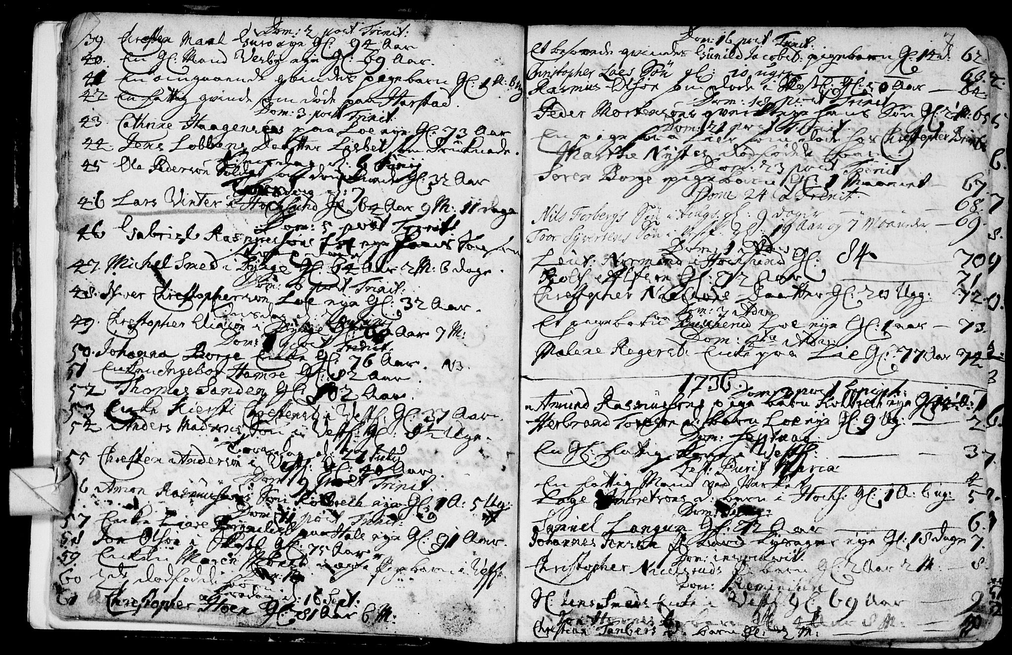 Eiker kirkebøker, SAKO/A-4/F/Fa/L0007: Parish register (official) no. I 7 /1, 1733-1808, p. 7