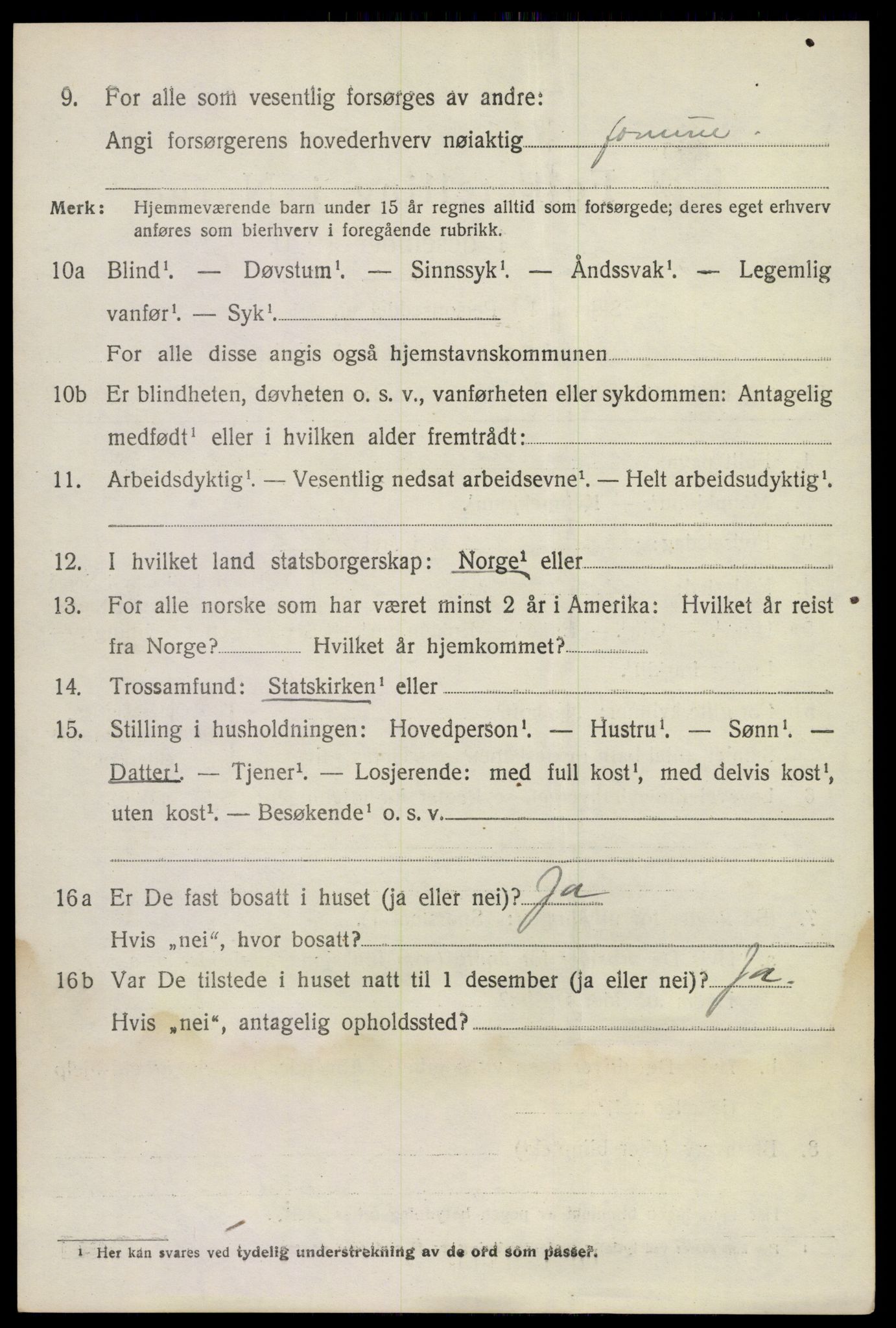 SAKO, 1920 census for Nøtterøy, 1920, p. 6276
