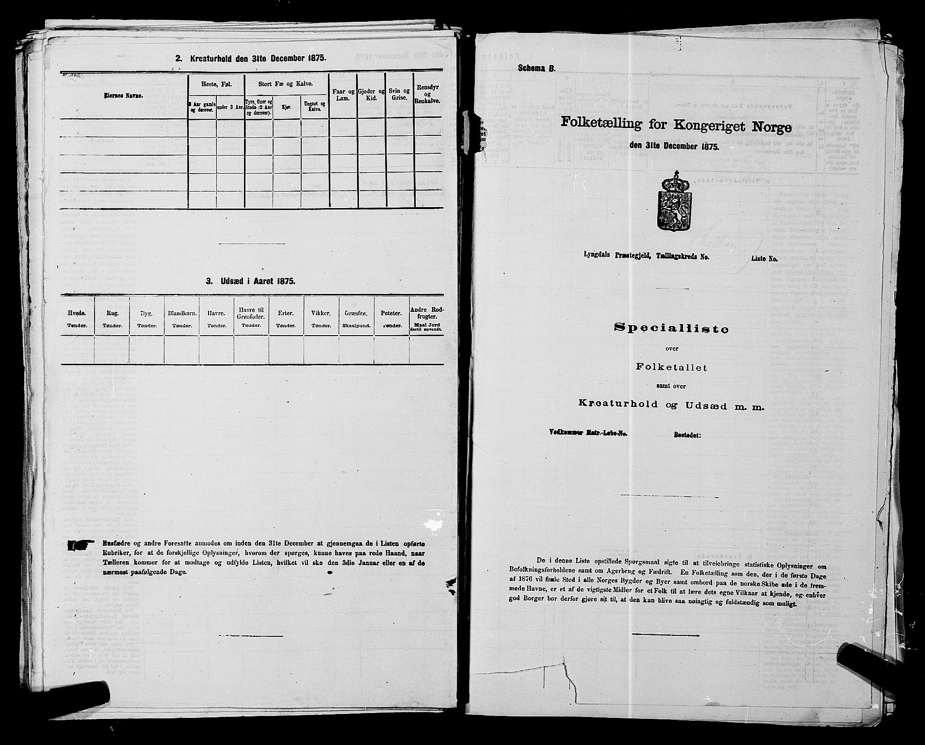 SAKO, 1875 census for 0833P Lårdal, 1875, p. 493