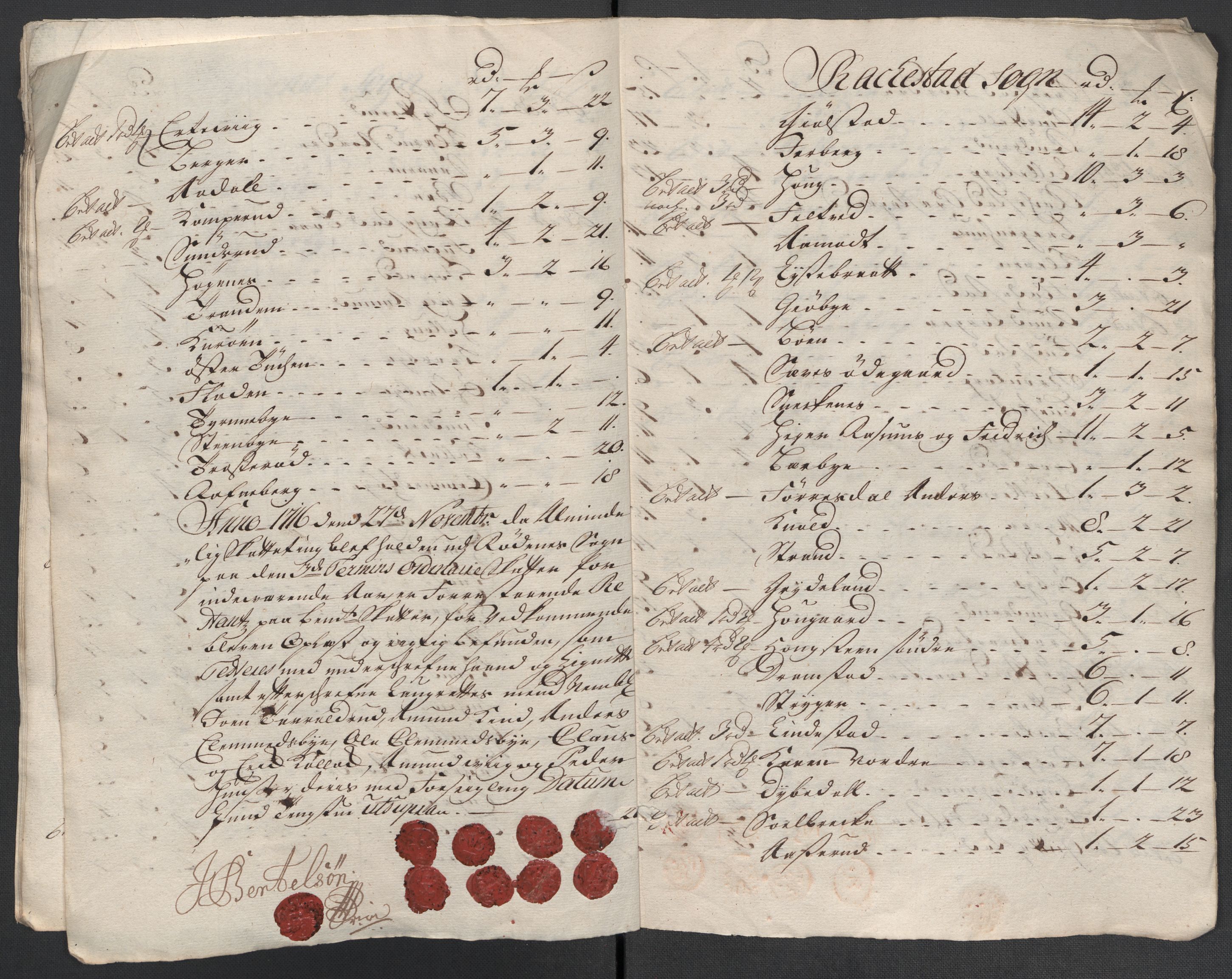 Rentekammeret inntil 1814, Reviderte regnskaper, Fogderegnskap, RA/EA-4092/R07/L0312: Fogderegnskap Rakkestad, Heggen og Frøland, 1716, p. 133