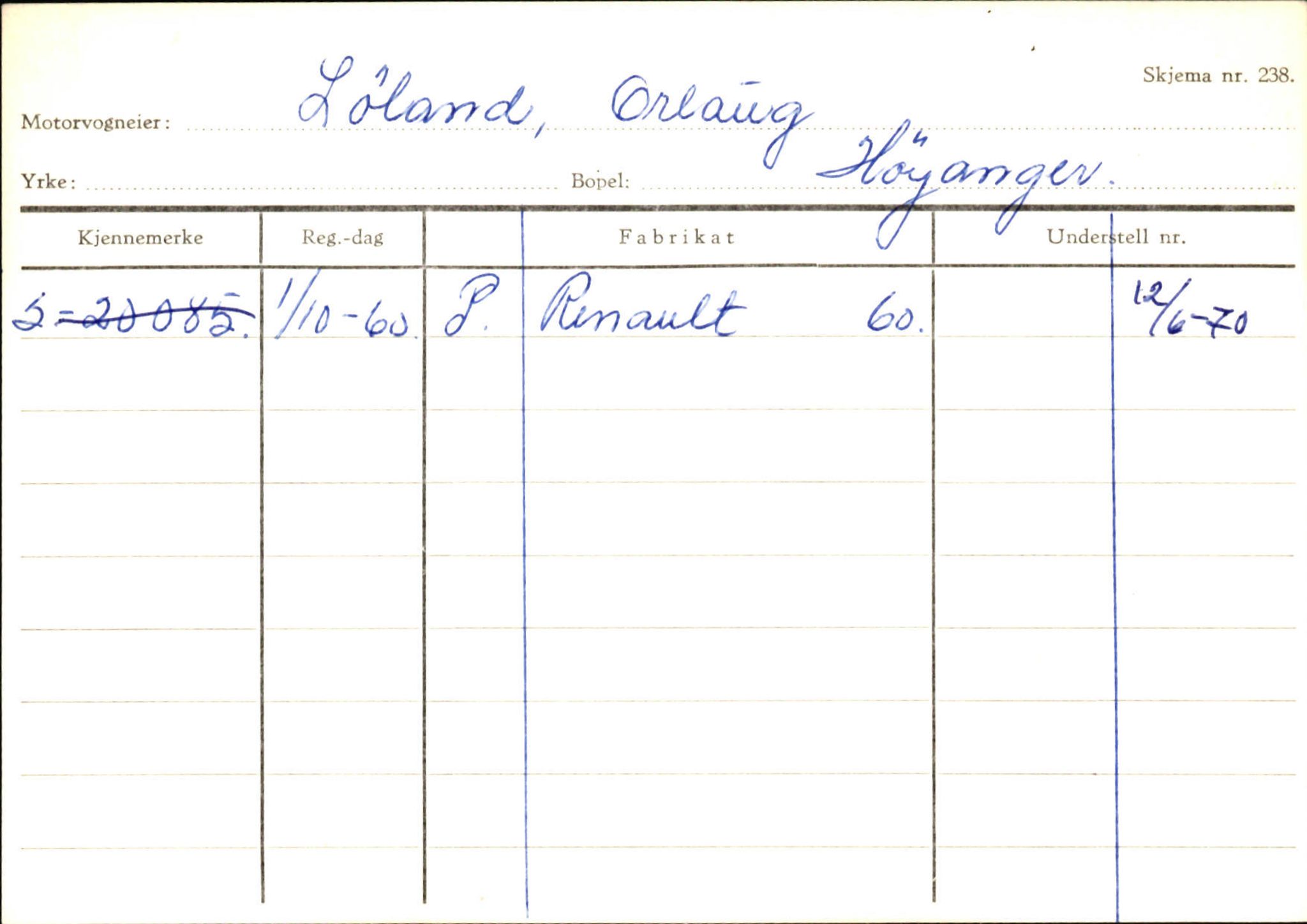 Statens vegvesen, Sogn og Fjordane vegkontor, AV/SAB-A-5301/4/F/L0130: Eigarregister Eid T-Å. Høyanger A-O, 1945-1975, p. 2056