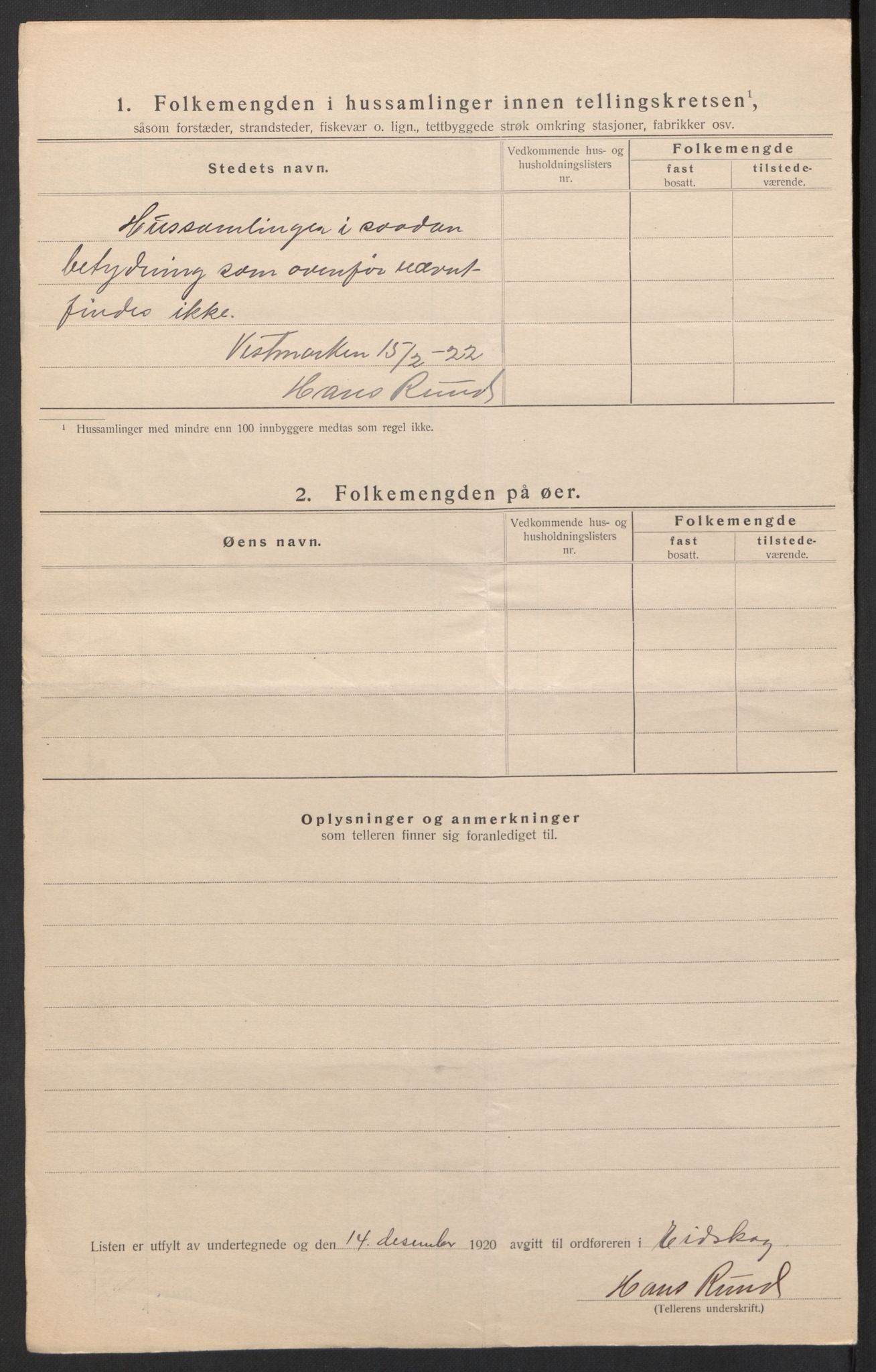 SAH, 1920 census for Eidskog, 1920, p. 15