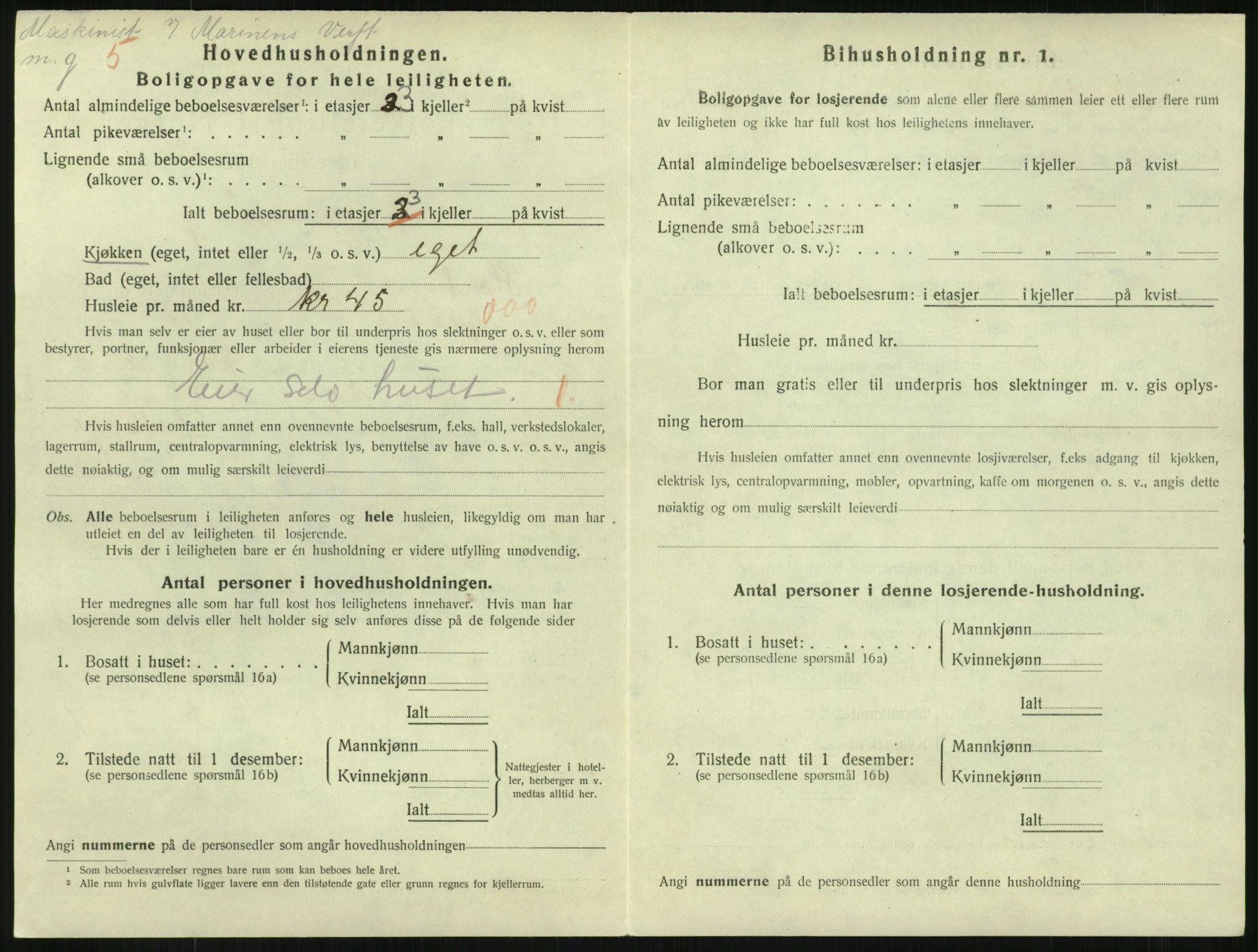 SAKO, 1920 census for Horten, 1920, p. 4632