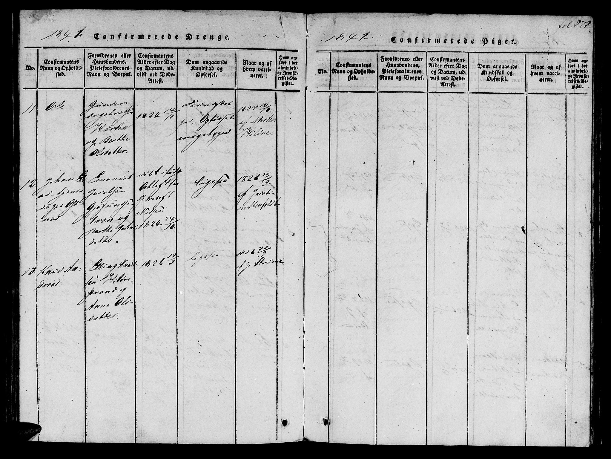 Ministerialprotokoller, klokkerbøker og fødselsregistre - Møre og Romsdal, SAT/A-1454/536/L0495: Parish register (official) no. 536A04, 1818-1847, p. 272