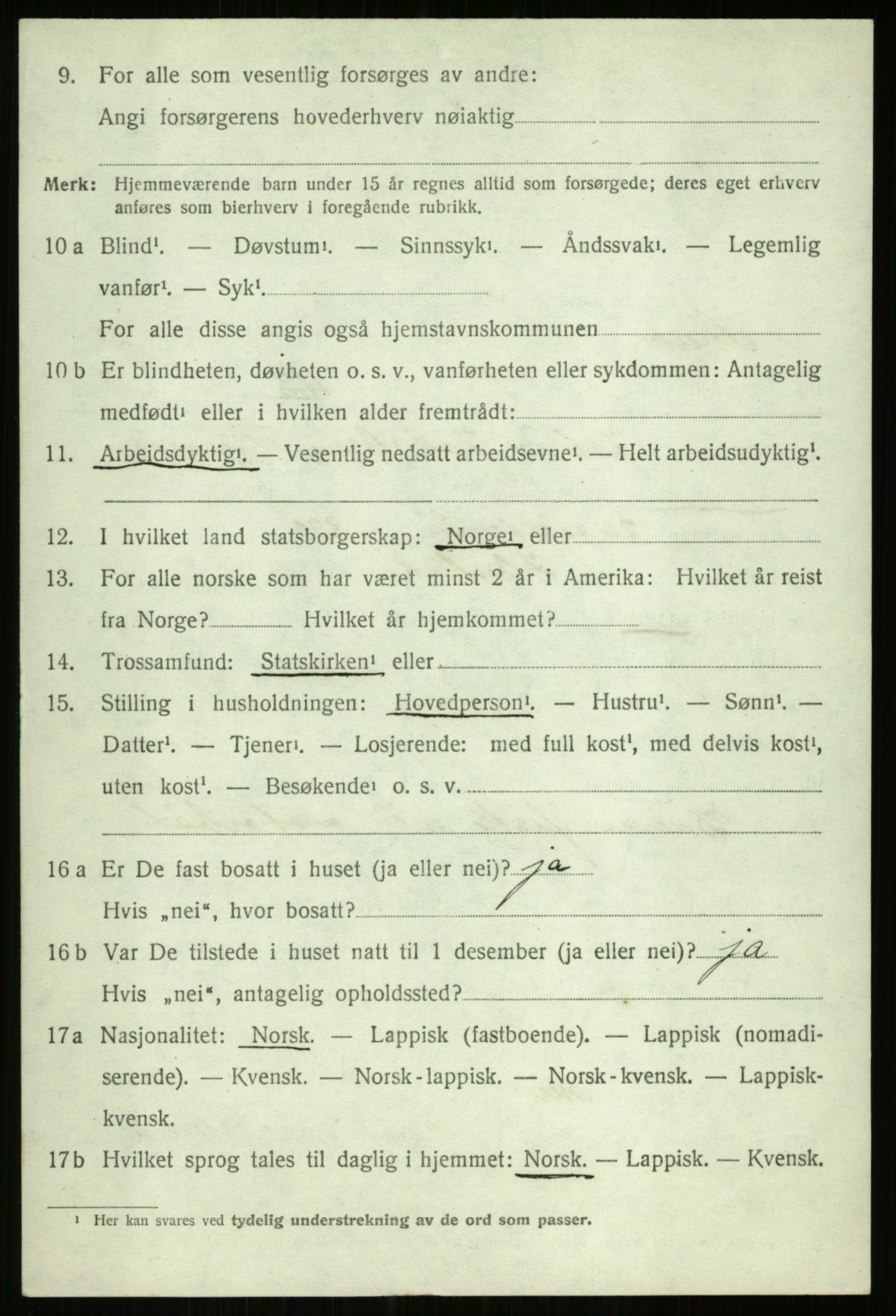 SATØ, 1920 census for Ibestad, 1920, p. 13648