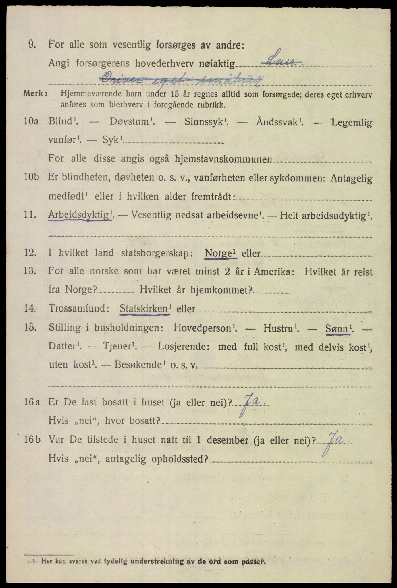 SAKO, 1920 census for Gjerpen, 1920, p. 14037