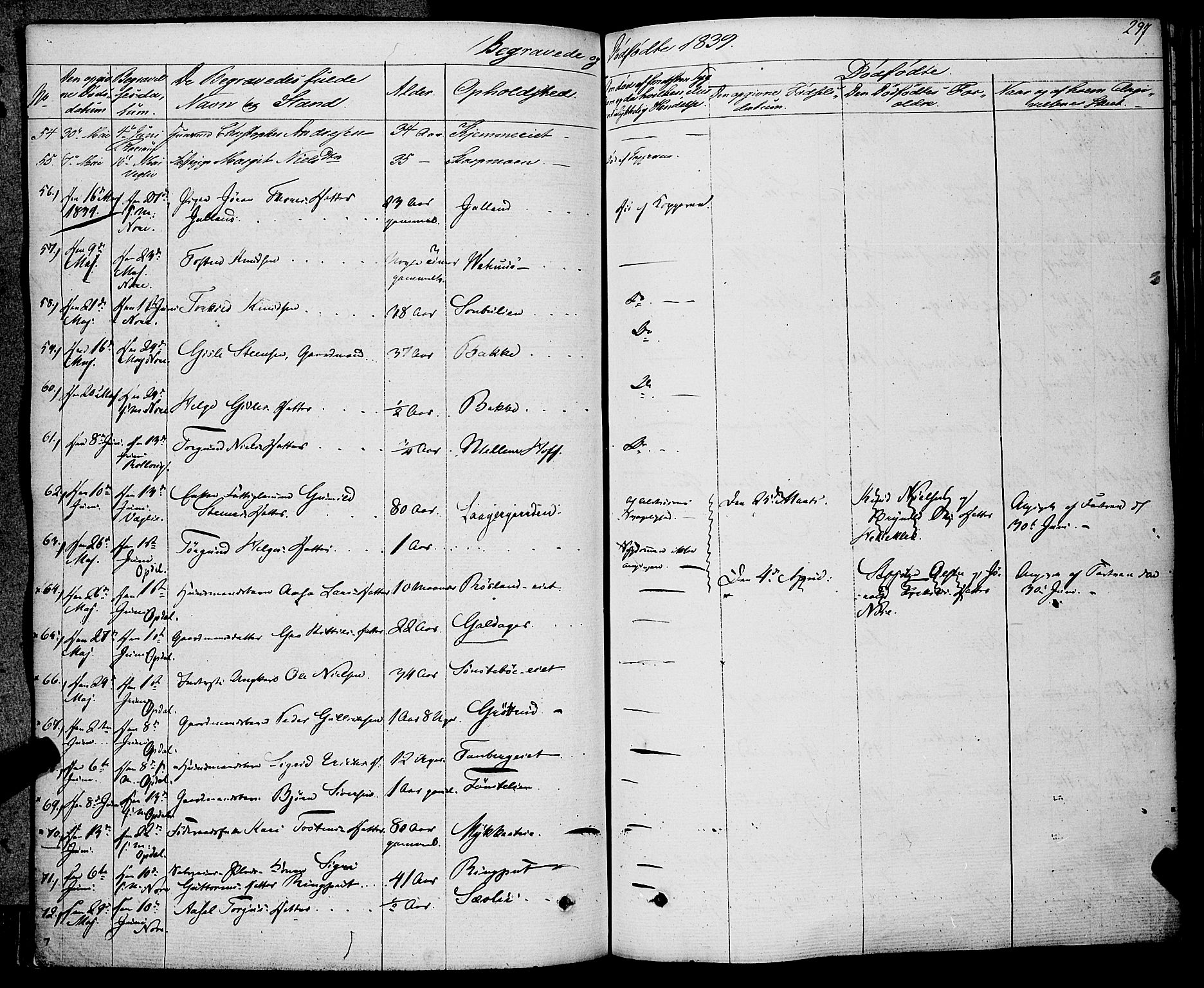 Rollag kirkebøker, AV/SAKO-A-240/F/Fa/L0007: Parish register (official) no. I 7, 1828-1847, p. 297