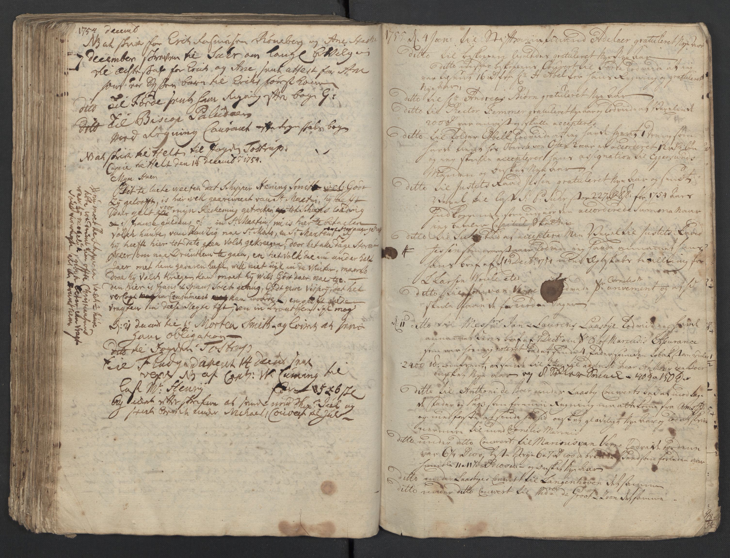 Pa 0119 - Smith, Lauritz Andersen og Lauritz Lauritzen, SAST/A-100231/O/L0001: Kopibøker m.m., 1746-1755, p. 194