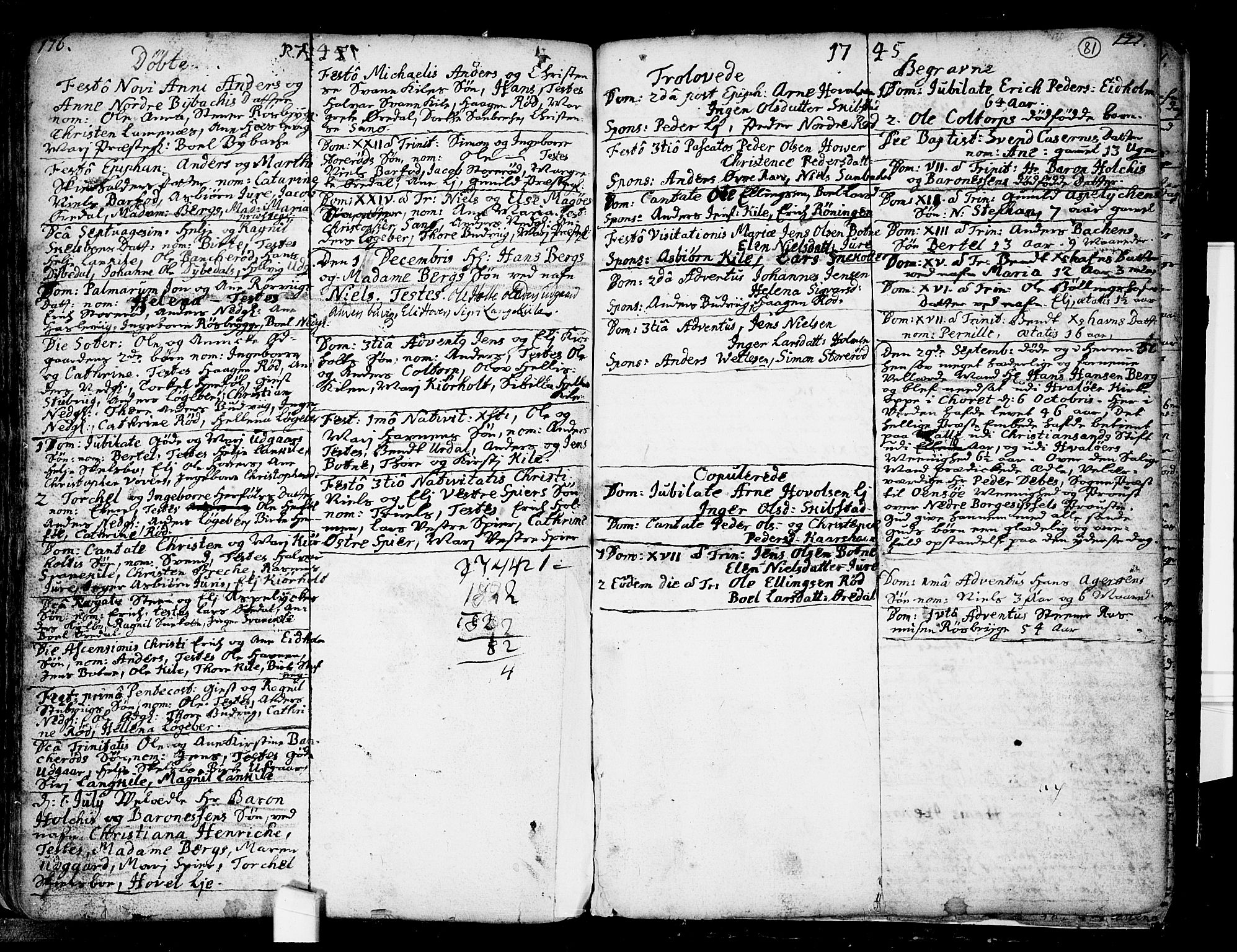 Hvaler prestekontor Kirkebøker, AV/SAO-A-2001/F/Fa/L0001: Parish register (official) no. I 1, 1654-1754, p. 81