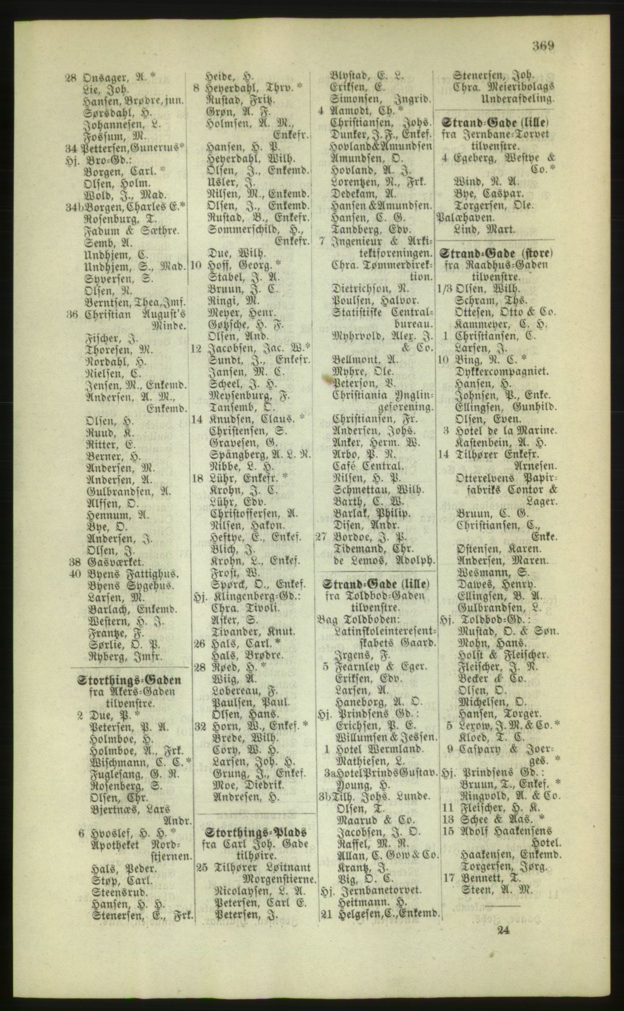 Kristiania/Oslo adressebok, PUBL/-, 1880, p. 369