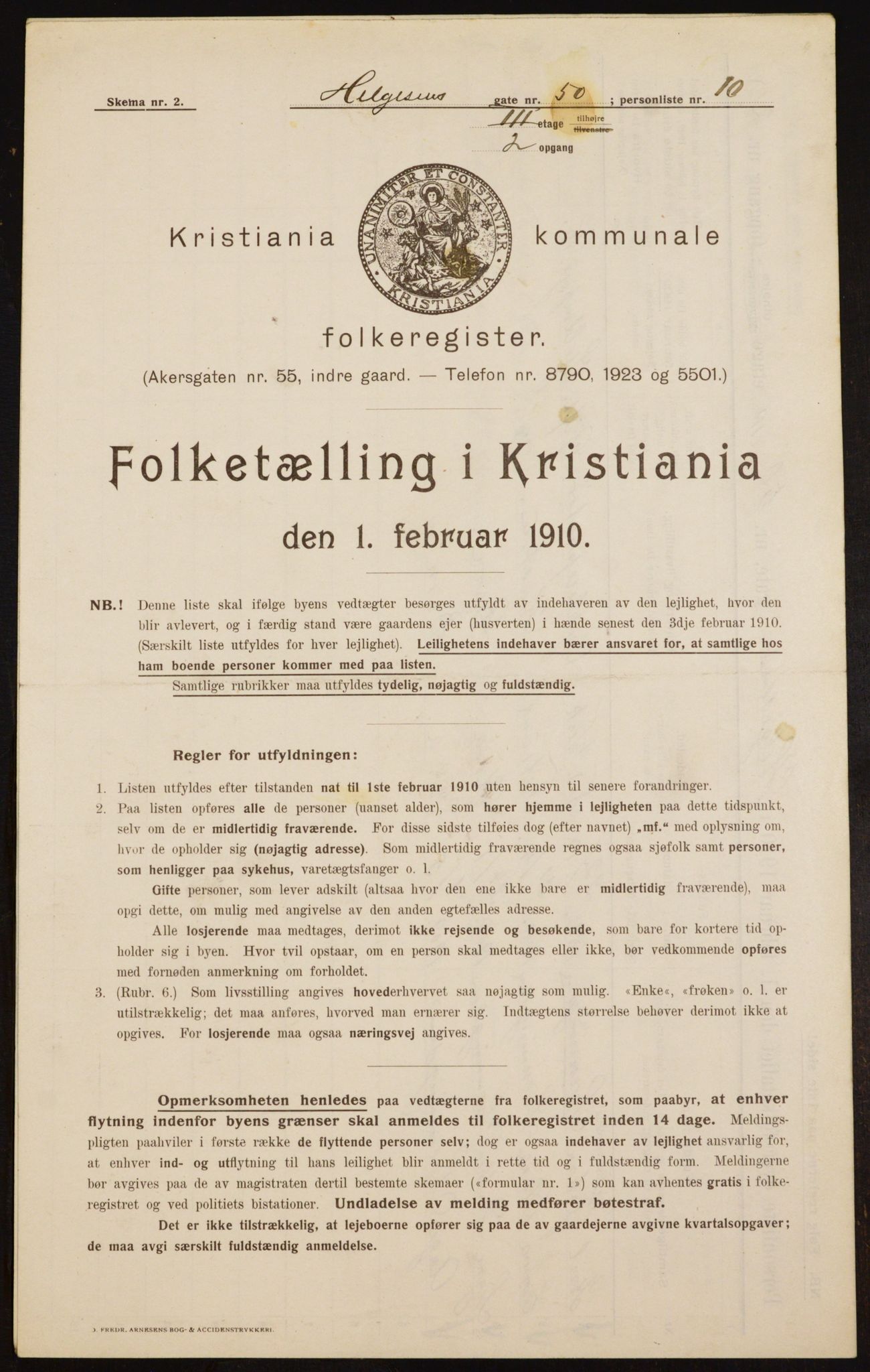 OBA, Municipal Census 1910 for Kristiania, 1910, p. 37591