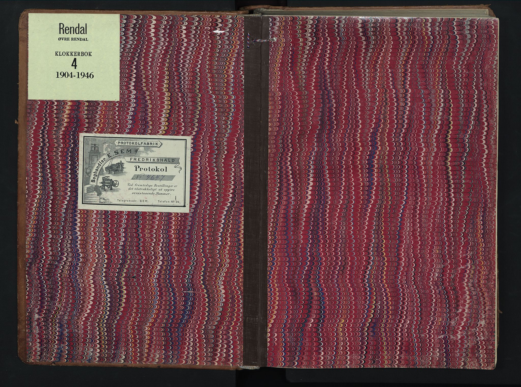 Rendalen prestekontor, SAH/PREST-054/H/Ha/Hab/L0004: Parish register (copy) no. 4, 1904-1946