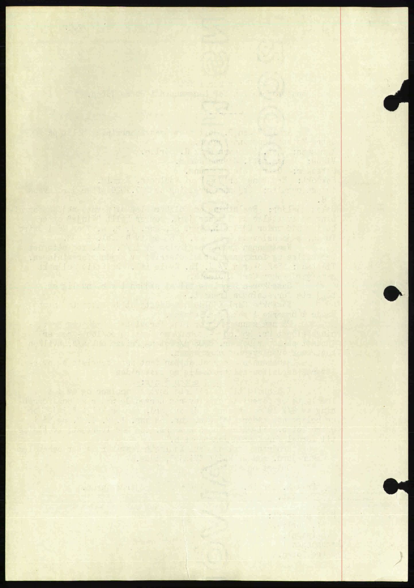 Toten tingrett, SAH/TING-006/H/Hb/Hbc/L0003: Mortgage book no. Hbc-03, 1937-1938, Diary no: : 1947/1937