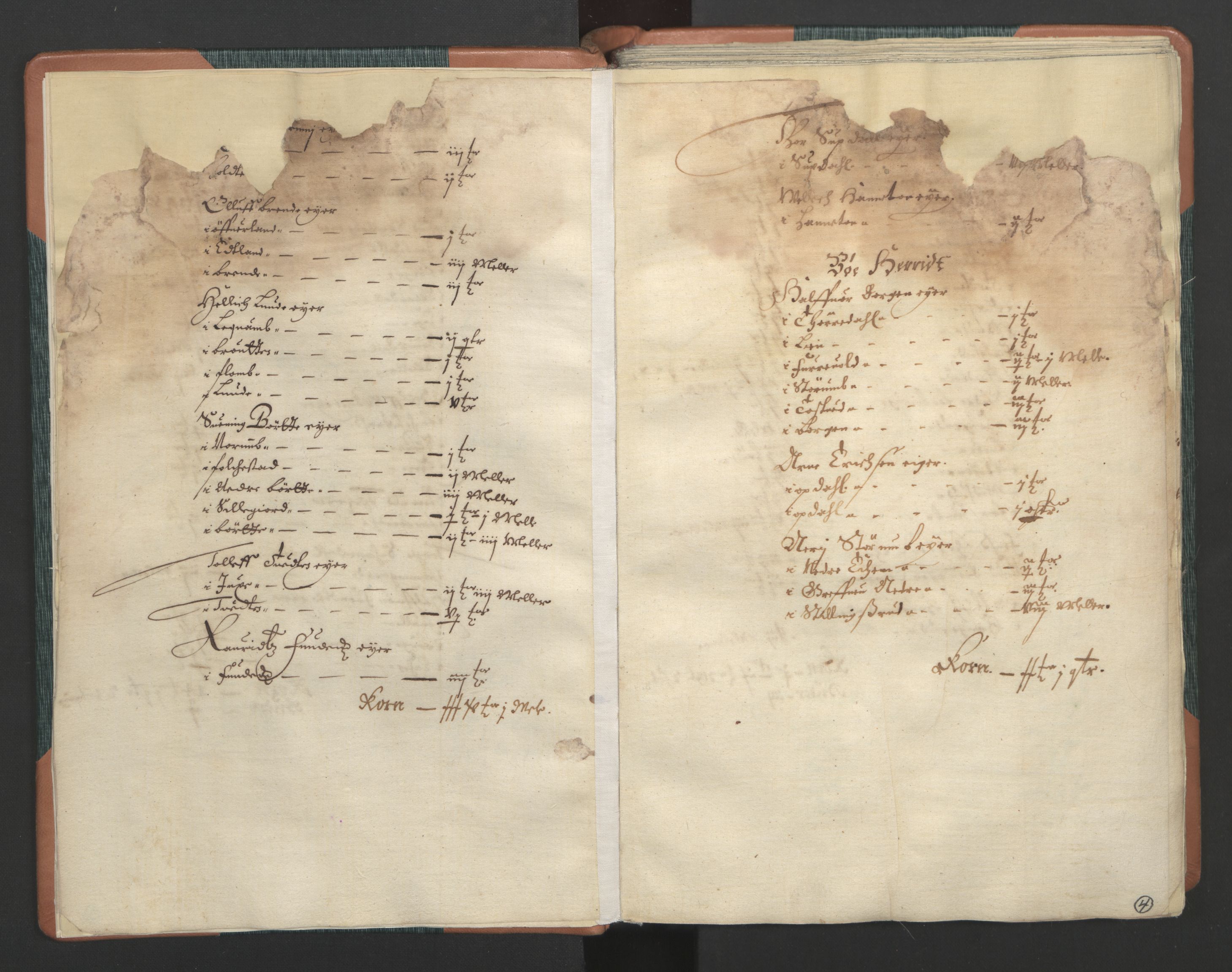 Rentekammeret inntil 1814, Realistisk ordnet avdeling, AV/RA-EA-4070/L/L0018/0004: Skien lagdømme: / Jordebok over odels-, adels-, kjøpe og pantegods, 1661, p. 3b-4a